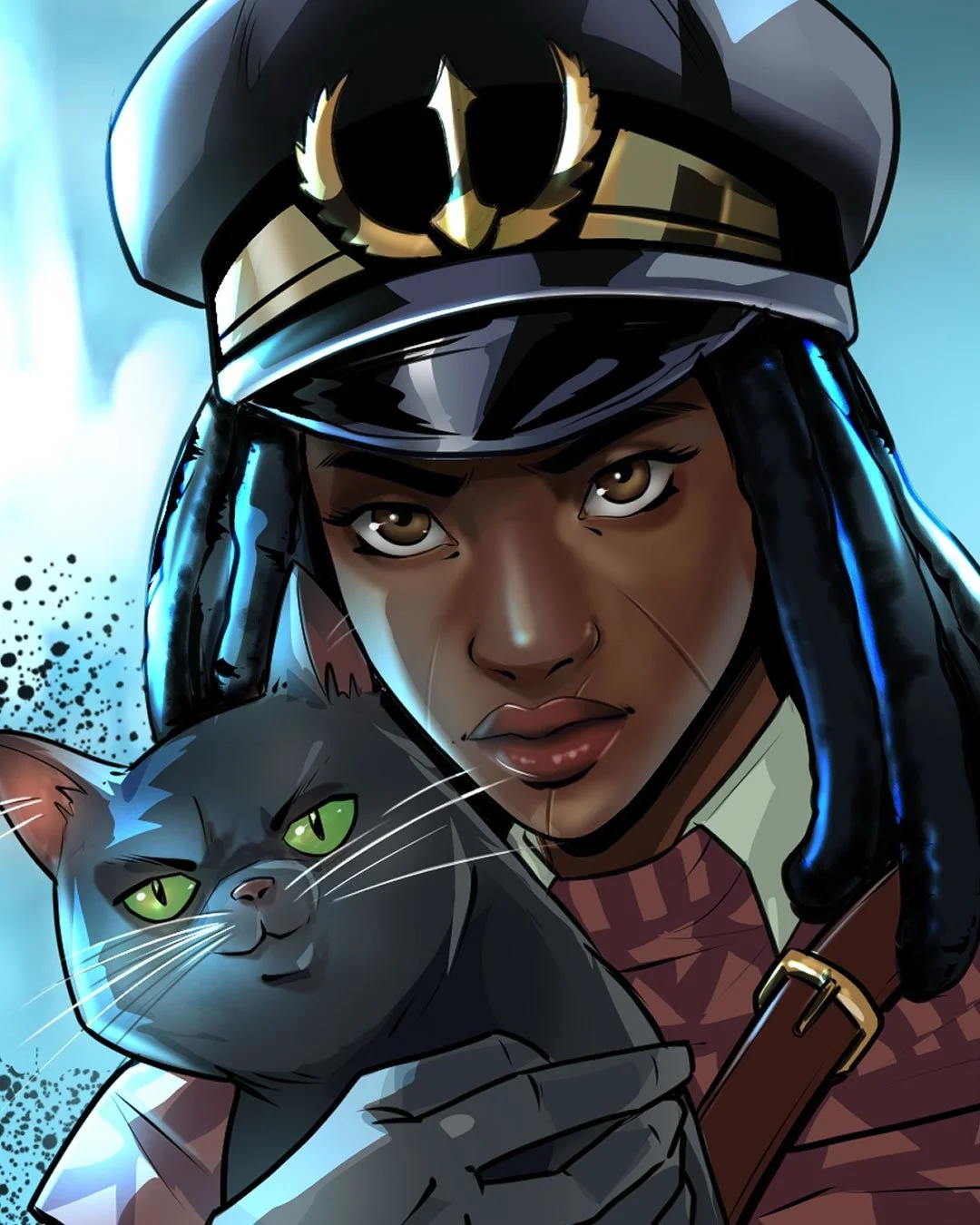 Card design I did of La Verne, a character from @fewandcursed 🖤
I also got to draw a kitty , which is always a win 😸
Swipe to see the full illustration!
#CardArt #CardDesign #Illustration #ComicArt #CharacterDesign #FantasyArt #ArtistOnInstagram #L