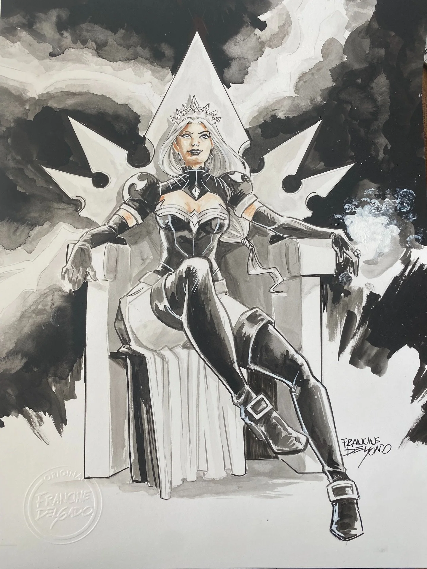 Pre-show commission for my upcoming convention season.

The Matriarch. My first time drawing her, and honestly one of my favorite pieces so far.

I&rsquo;m sharing a bit of the process behind it, from early sketch to final. I always enjoy that moment