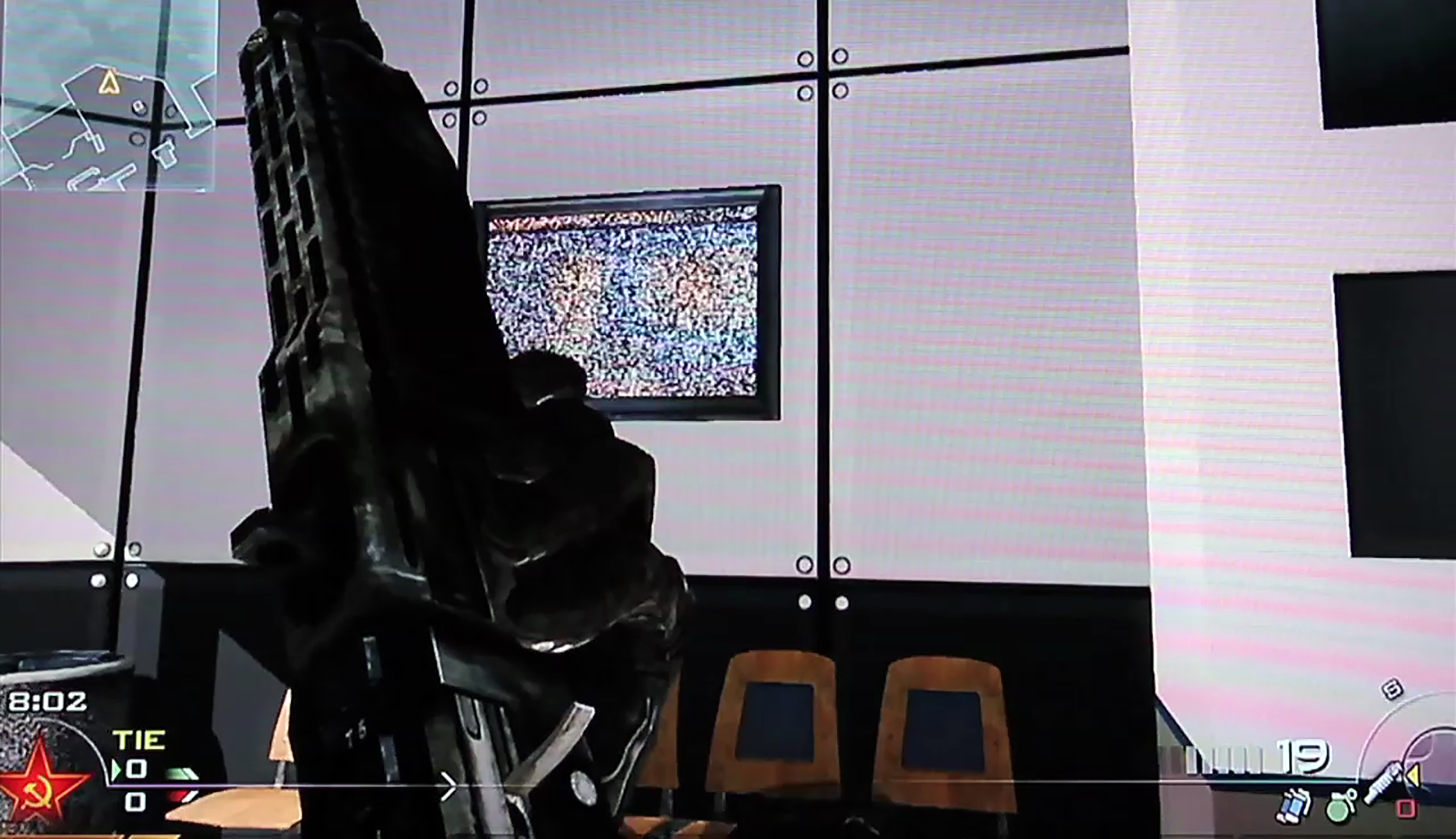   &nbsp;Claire L. Evans, Modern Warfare,&nbsp; 2010, still frame from video installation  