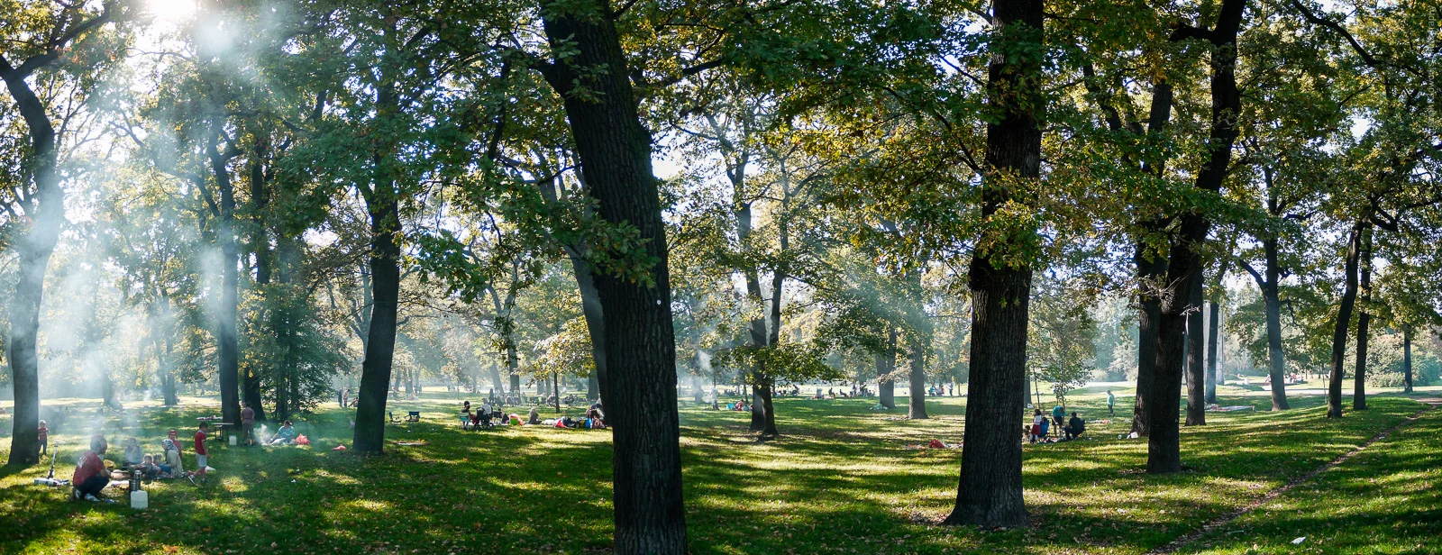 Ein Sommertag am Treptower Park, Berlin