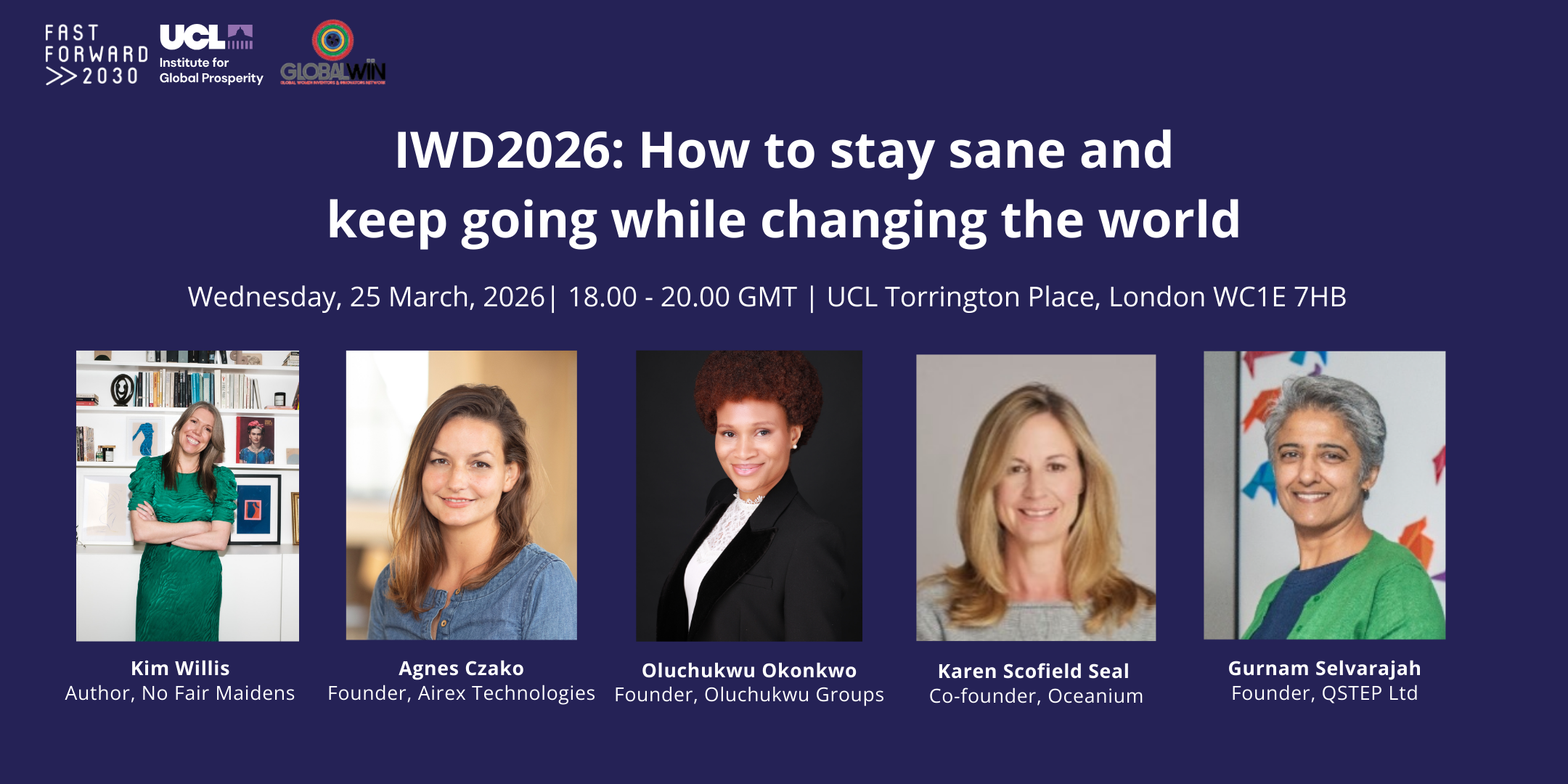 Female founders: How to stay sane and keep going while changing the world