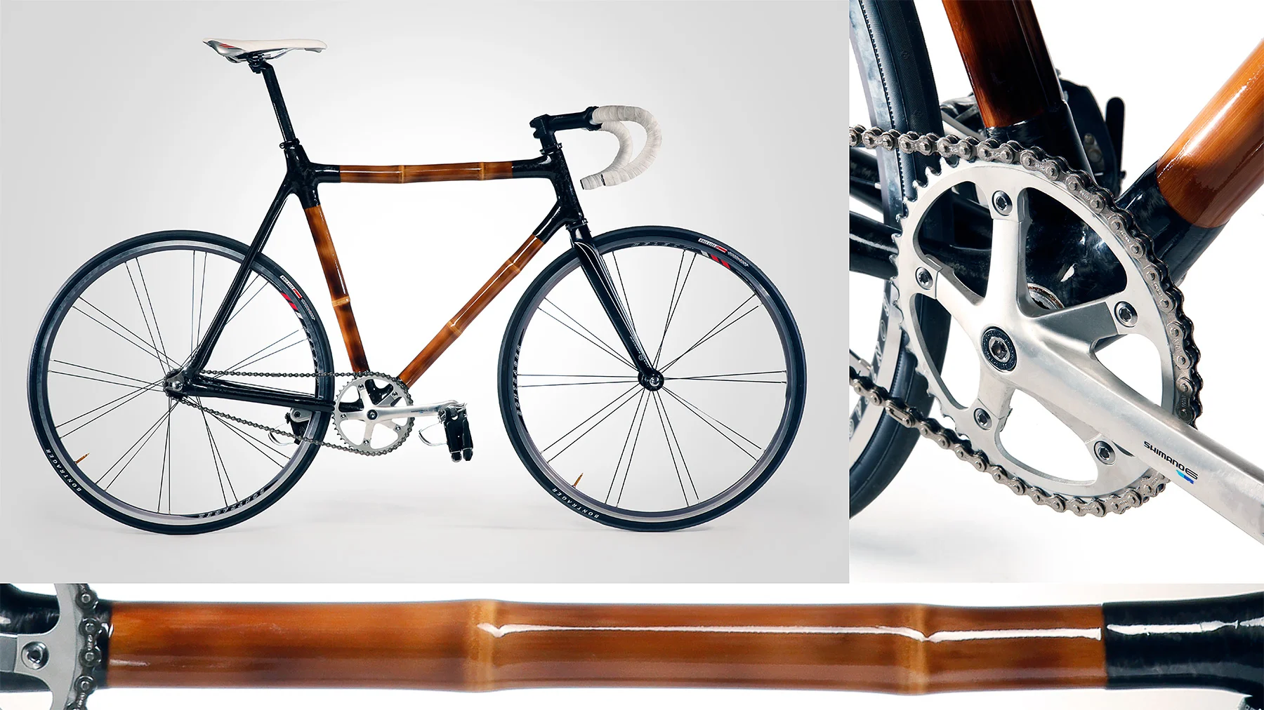 Product photography example: Bicycle shot with details