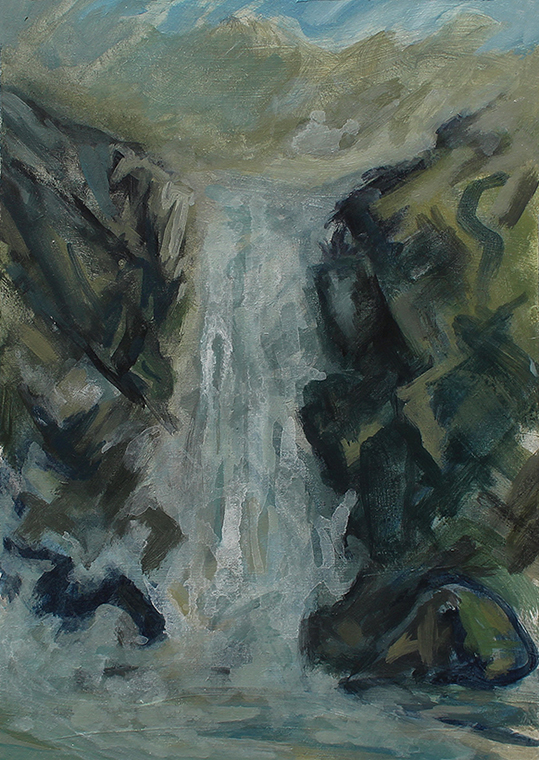 The Rising Mist; Skógafoss Waterfall