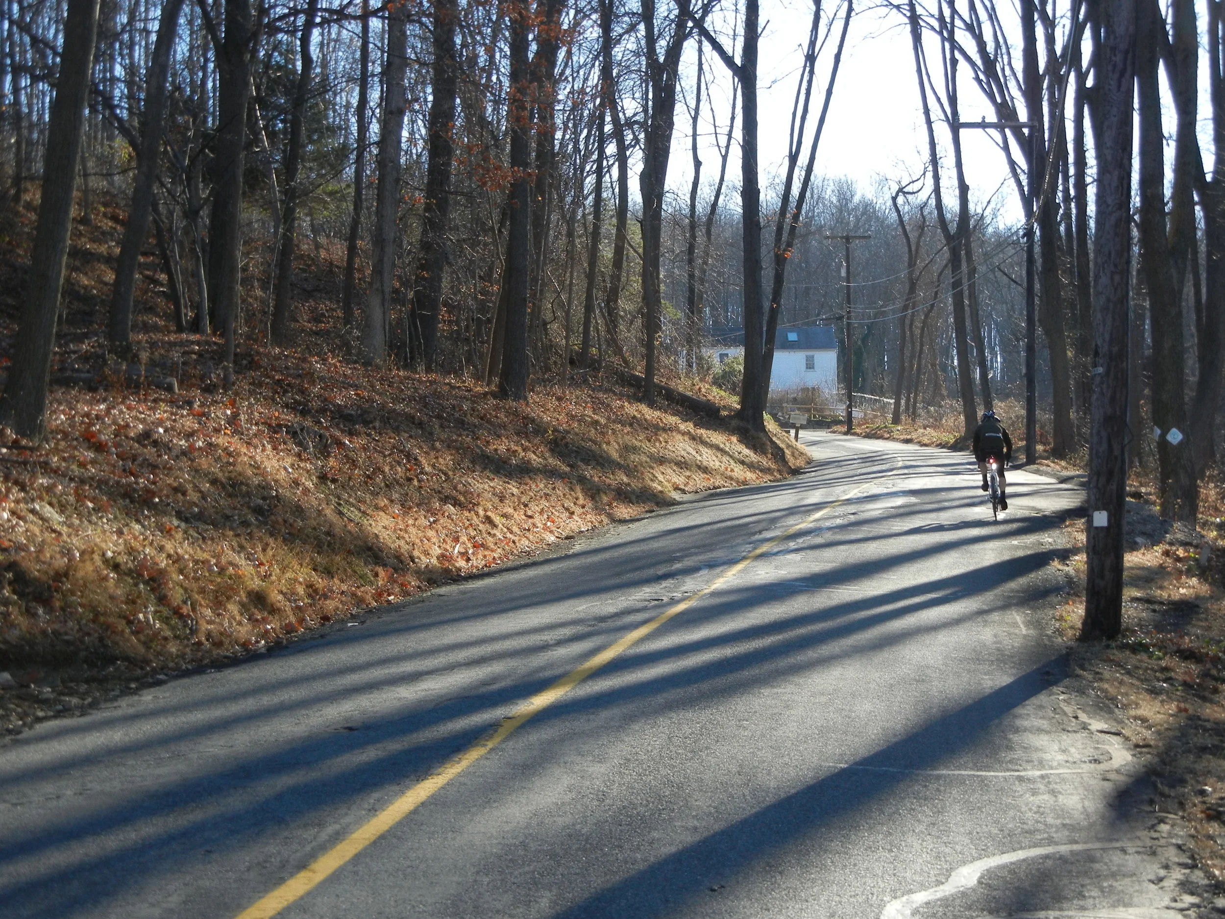 The view on the second ramp going up Shire.