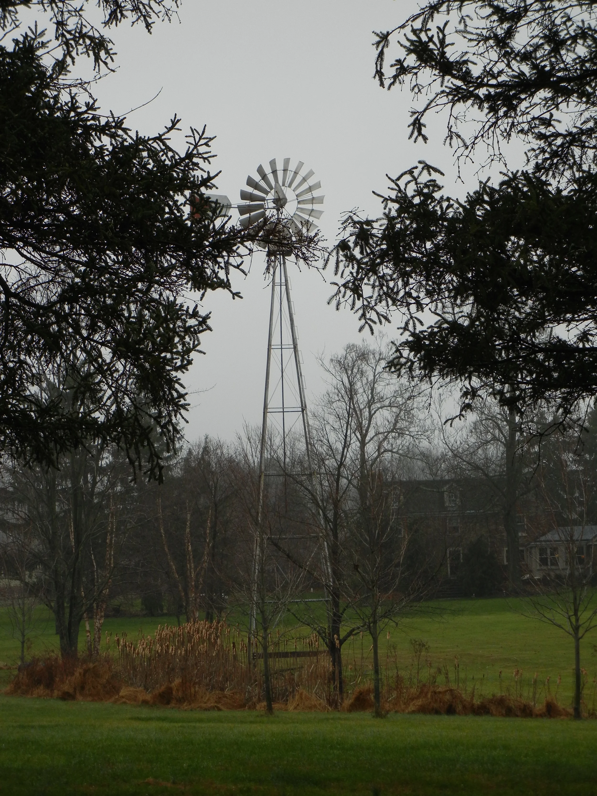 A windmill that always seems to be spinning finally gets photographed.