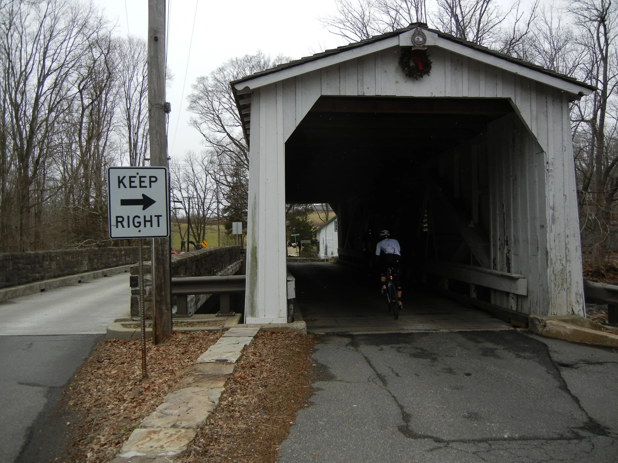 This claims to be the only covered bridge in New Jersey, just outside of Rosemont. 