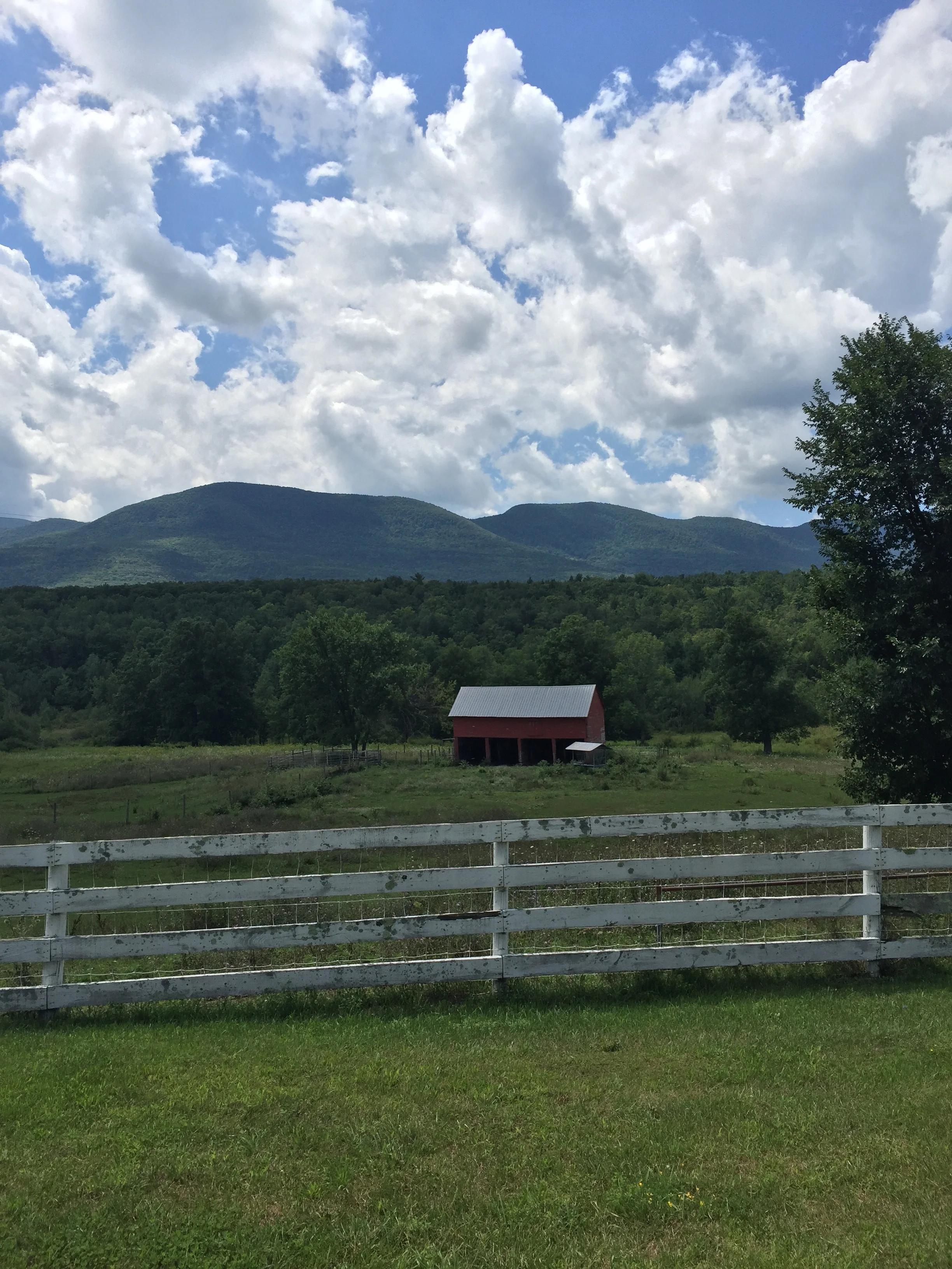 The Catskills do farm and mountain views extremely well. Once I got properly dropped I turned my attention to photographing.