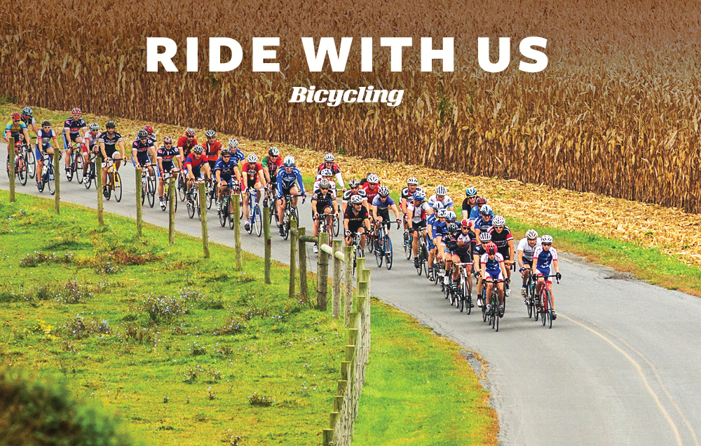 Photo lifted from bicycling.com, which strangely enough features three of our ridekicks and yours truly. That wasn't even on purpose.
