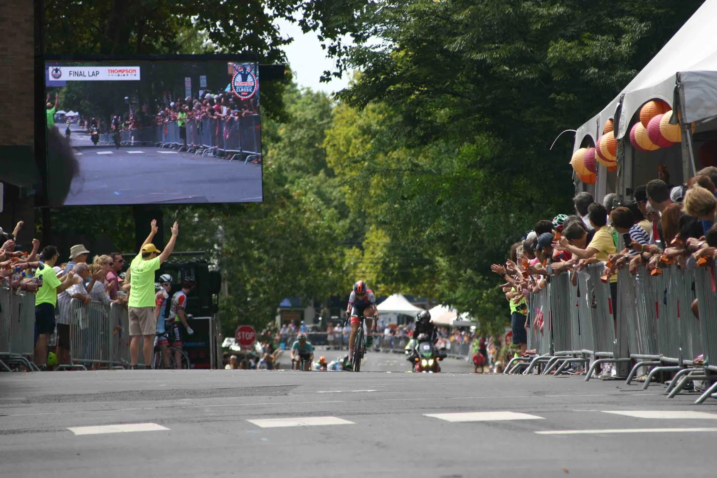 Skylar Schneider's sprint finish shed every rider behind her. Photo courtesy Chuck Rudy.