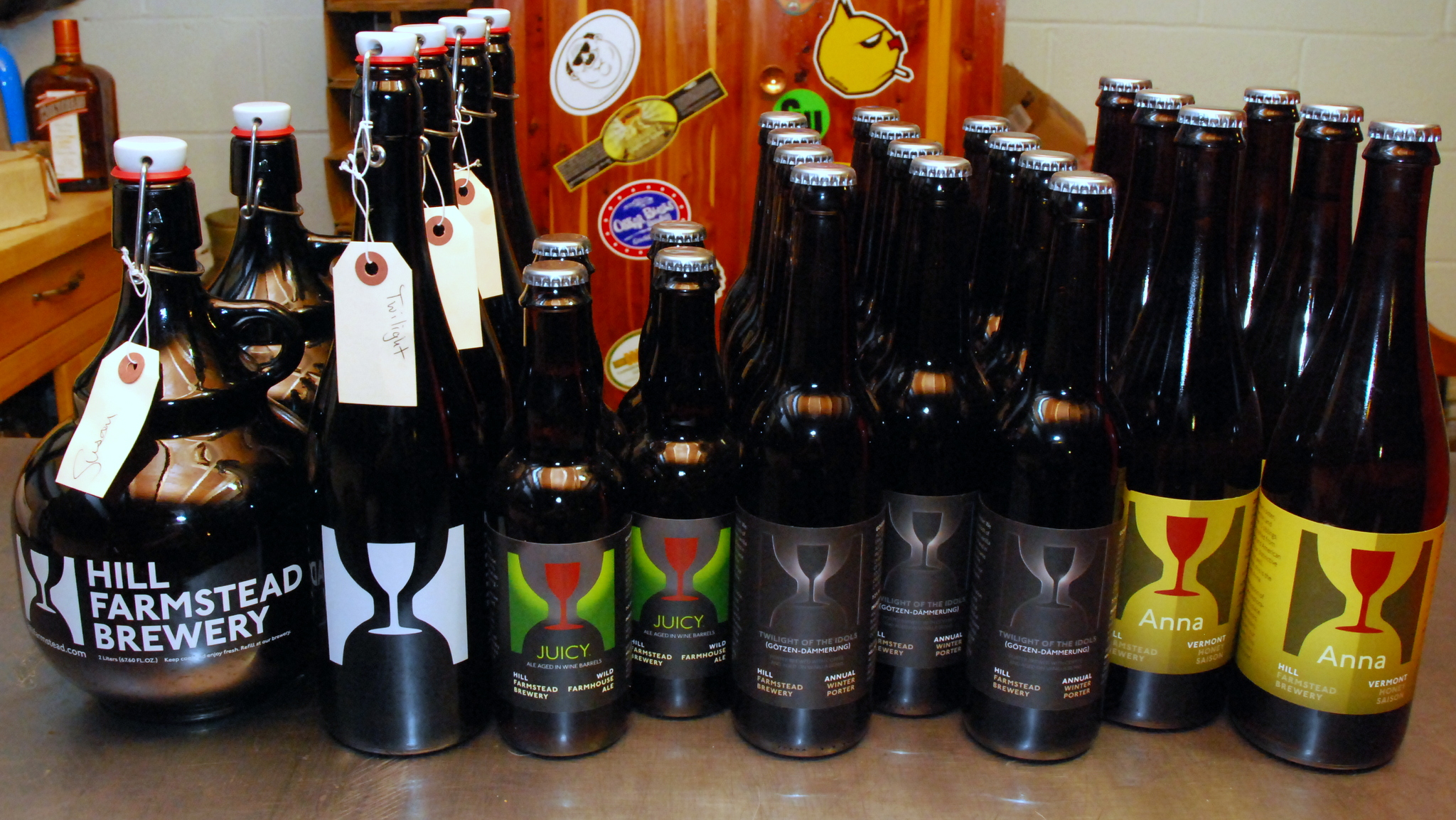 If bbc.com states people have to wait in considerable lines to get a glimpse of Hill Farmstead Brewery gear, we wonder just how long this person stood in line for.