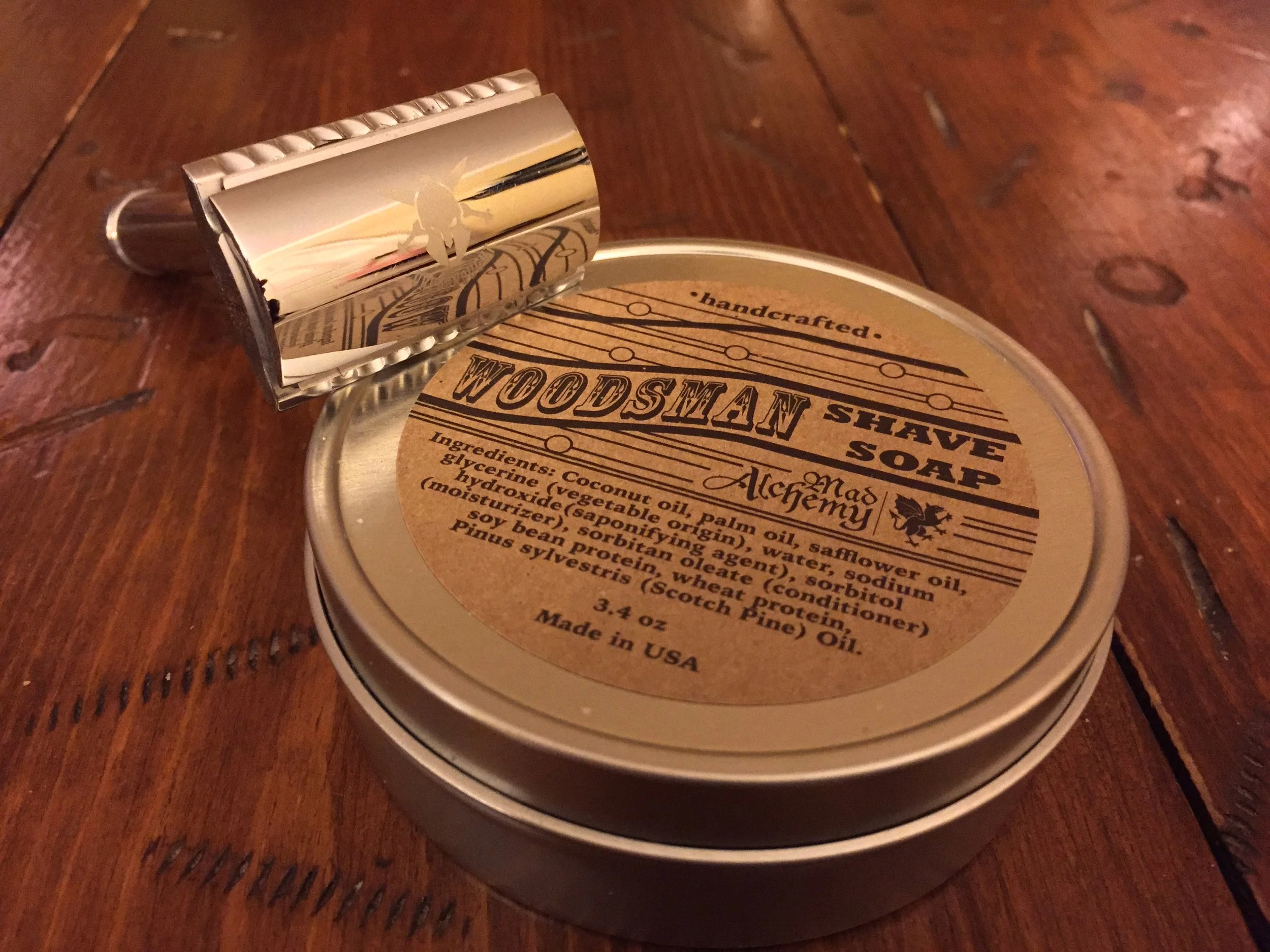 Review: Mad Alchemy Woodsman Shave Soap