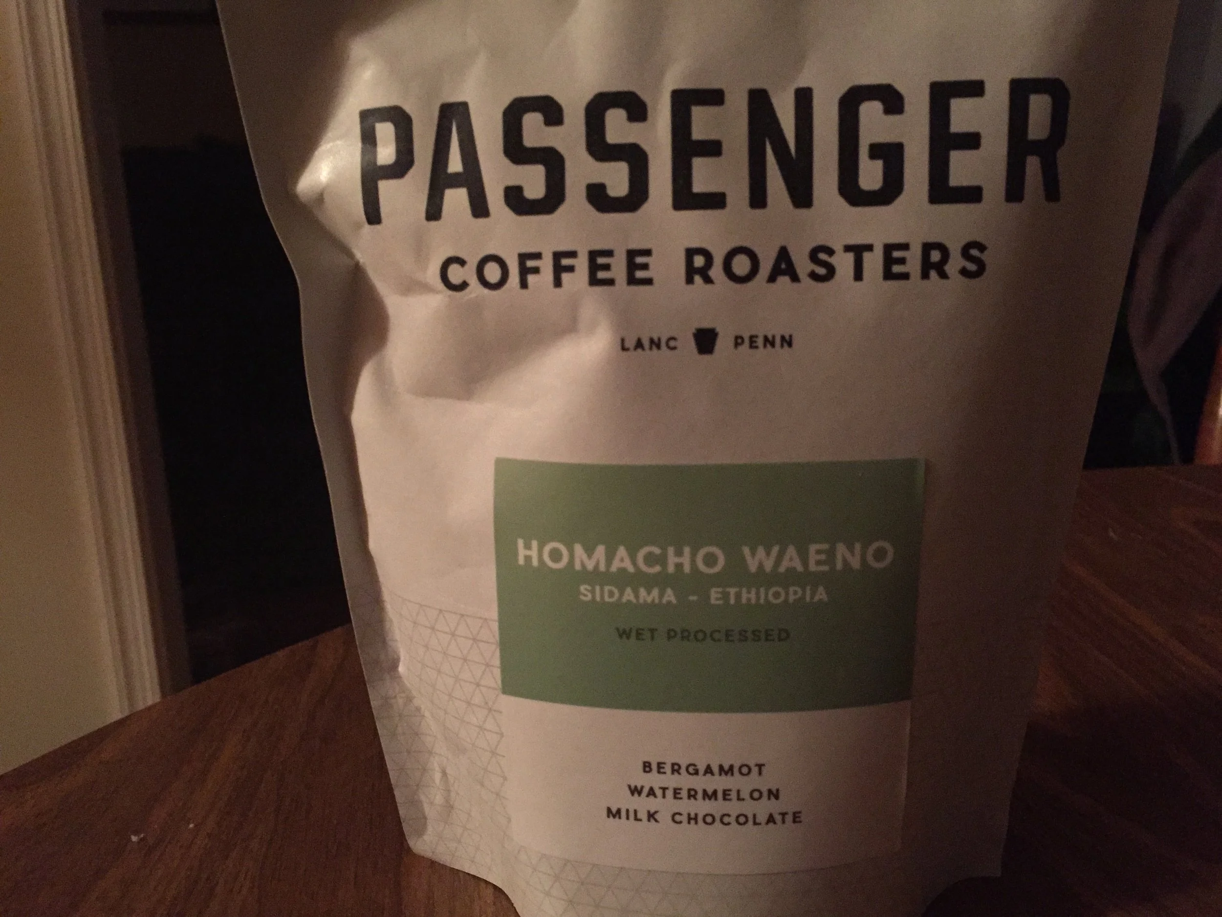 Review: Passenger Coffee Roasters Homacho Waeno