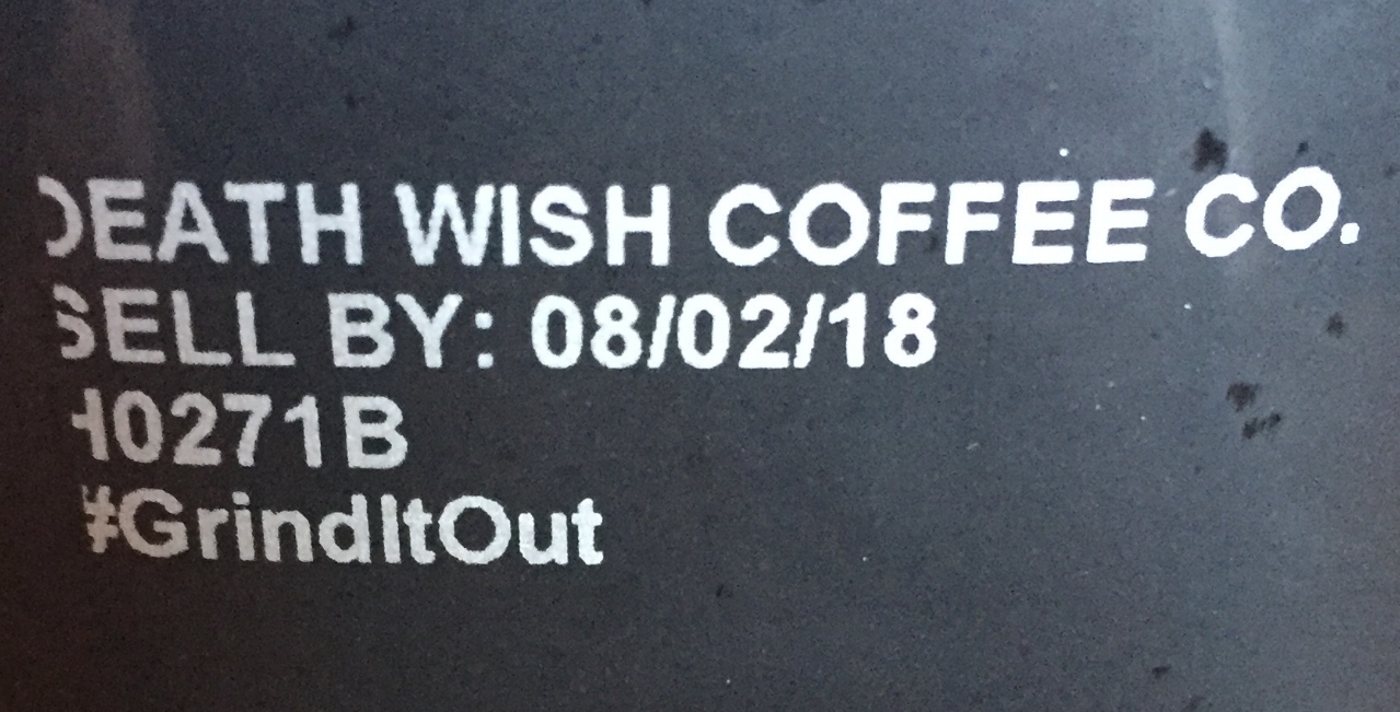 Death Wish Coffee Chart