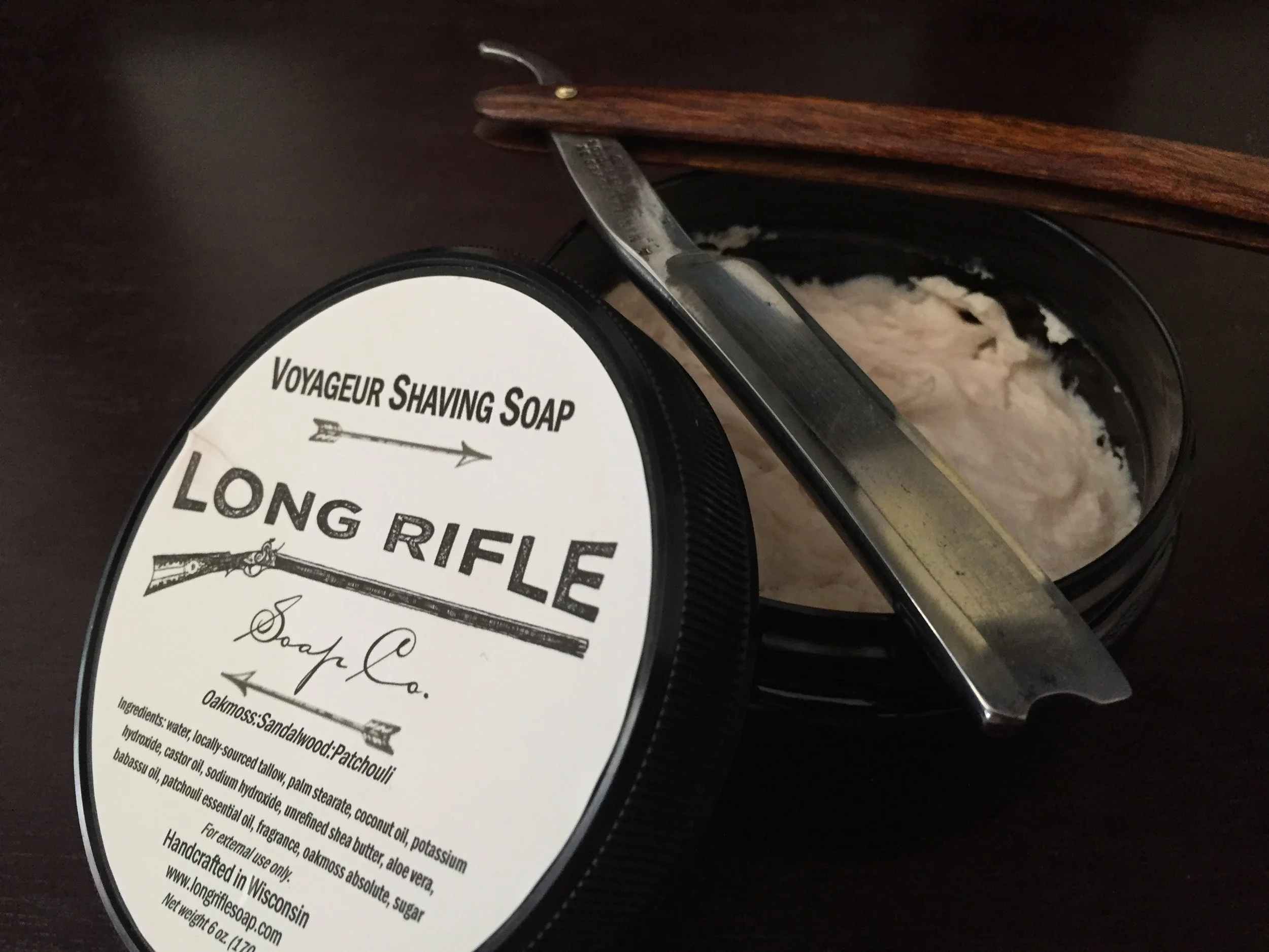 Review: Long Rifle Soap Co. Voyageur Shave Soap