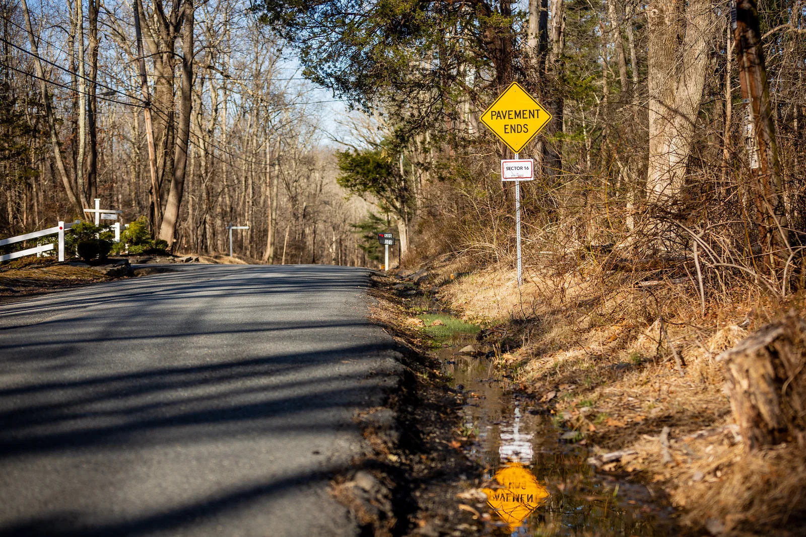 Sector Sixteen, one of the earlier unpaved segments of the Hell of Hunterdon.