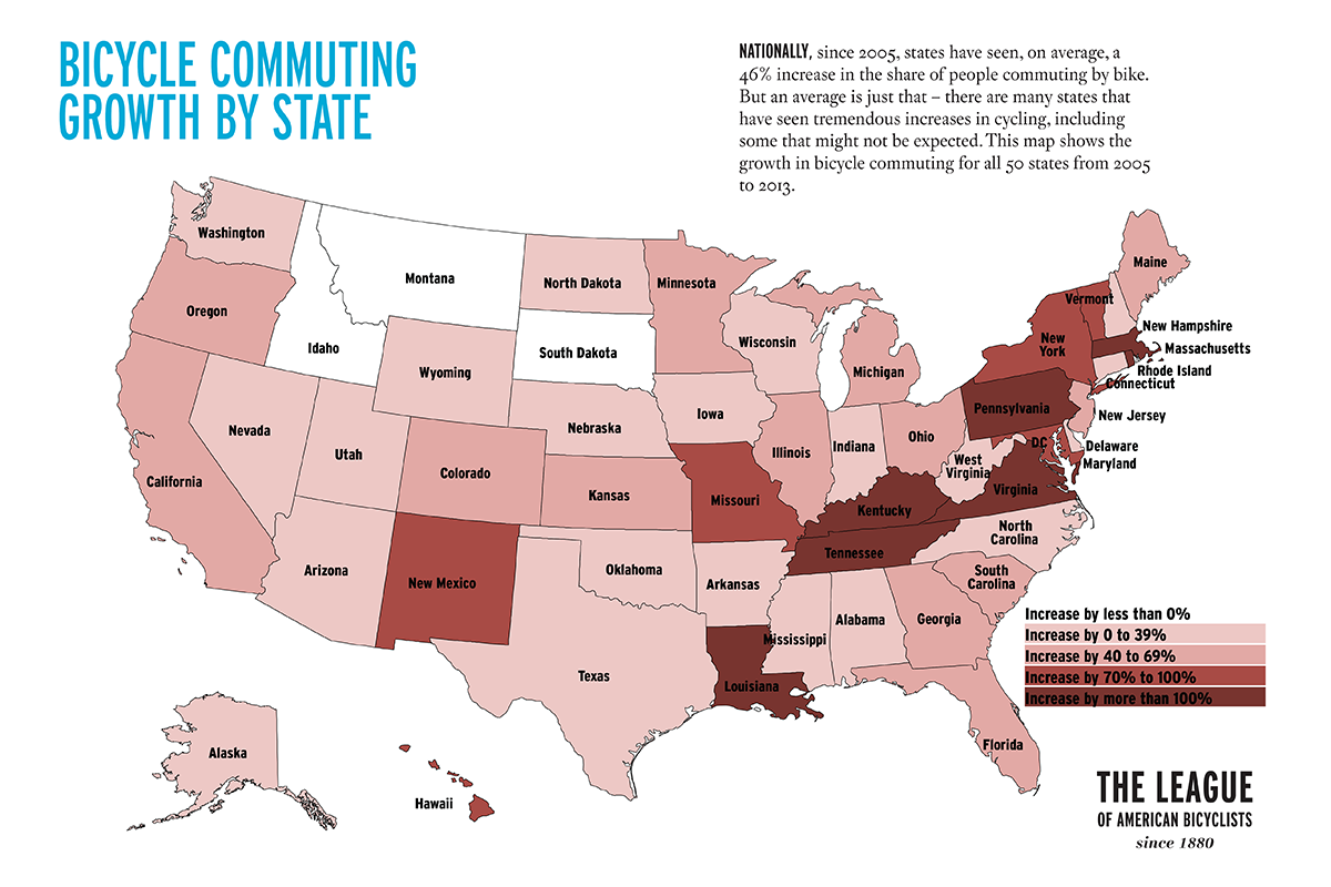 Graphic from League of American Bicyclists.