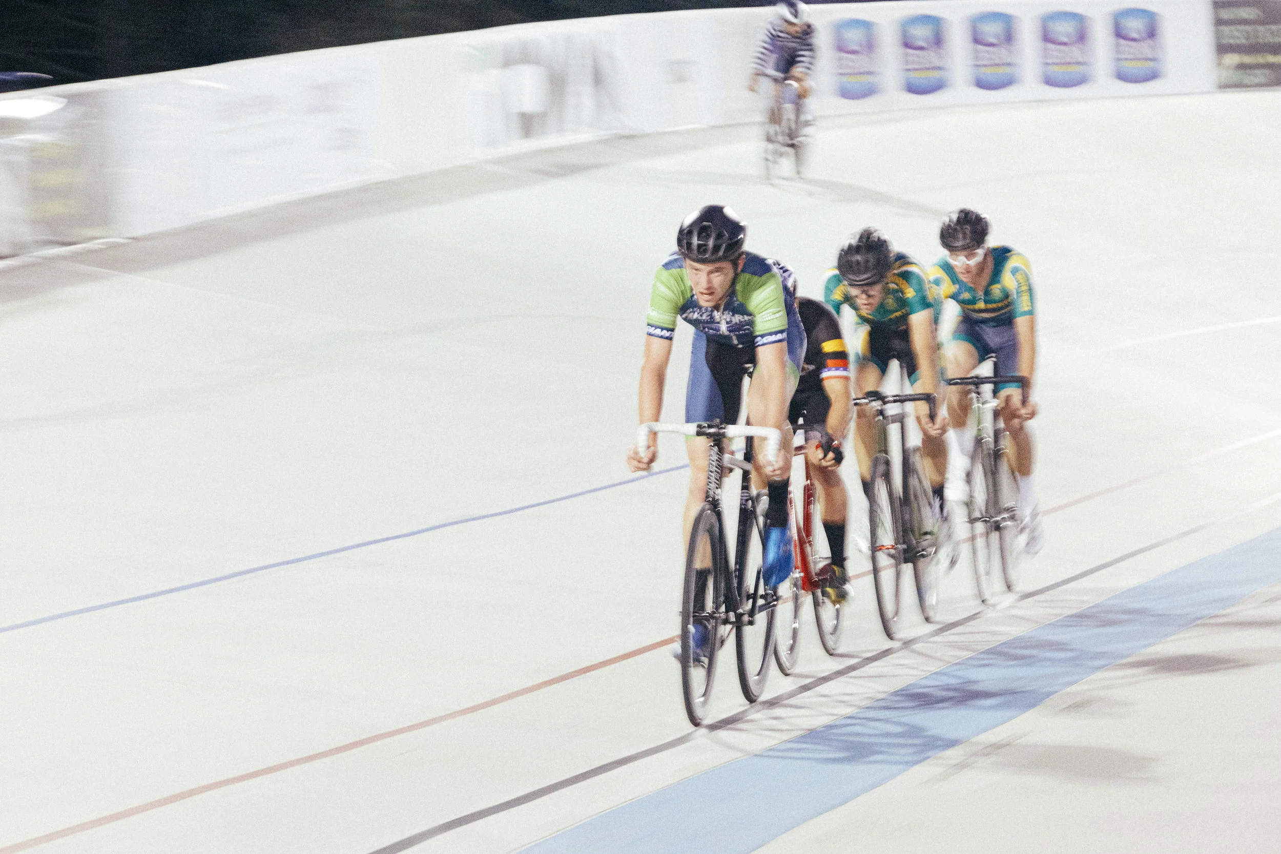This Friday another round of racing under the lights at the Valley Preferred Cycling Center hosted by Doylestown Bike Works. The Golden Wheel racing docket will also feature Pennyfarthing racing. Photo by Mike Maney .