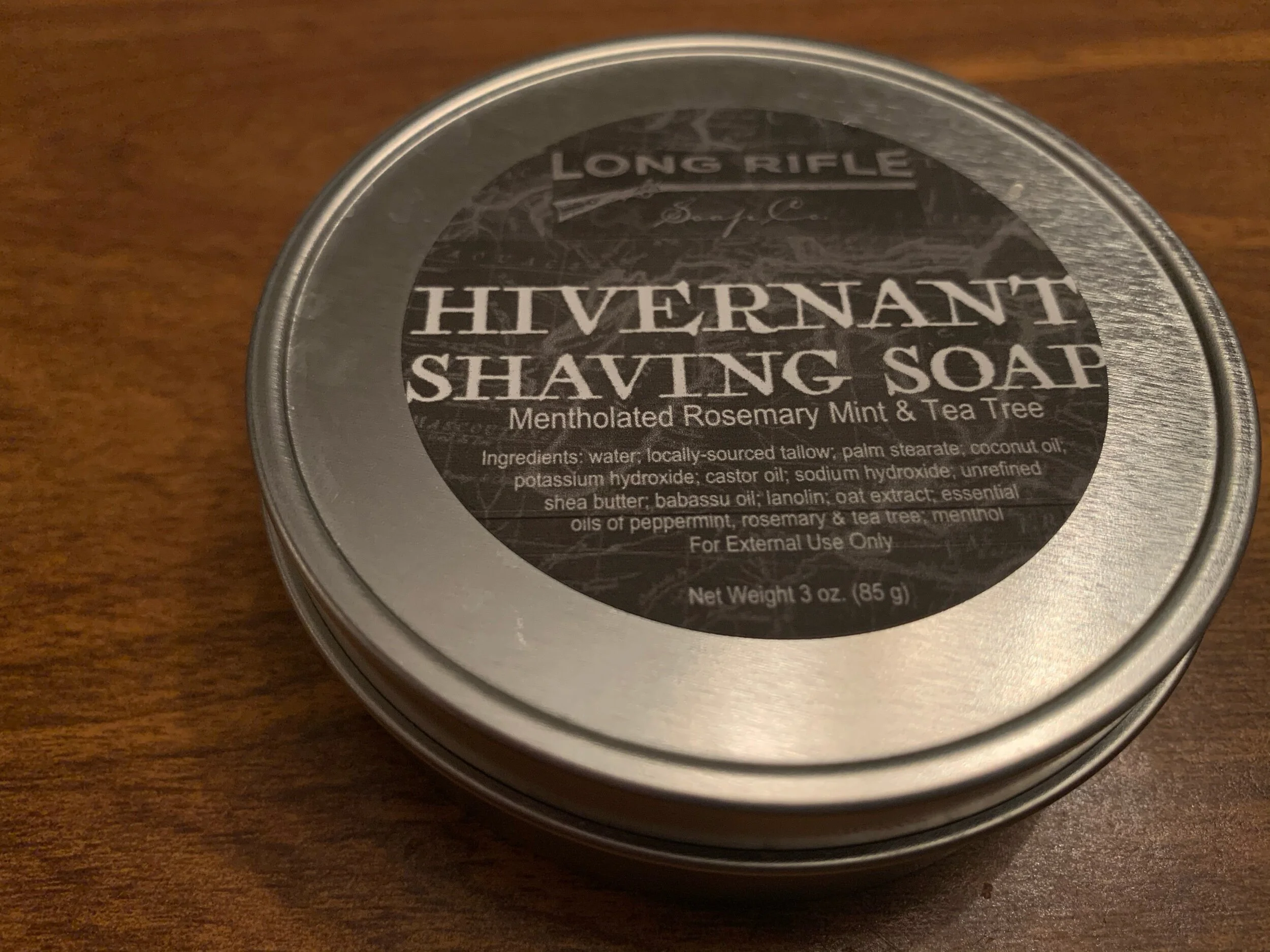 Review: Long Rifle Soap Co. Hivernant Shave Puck