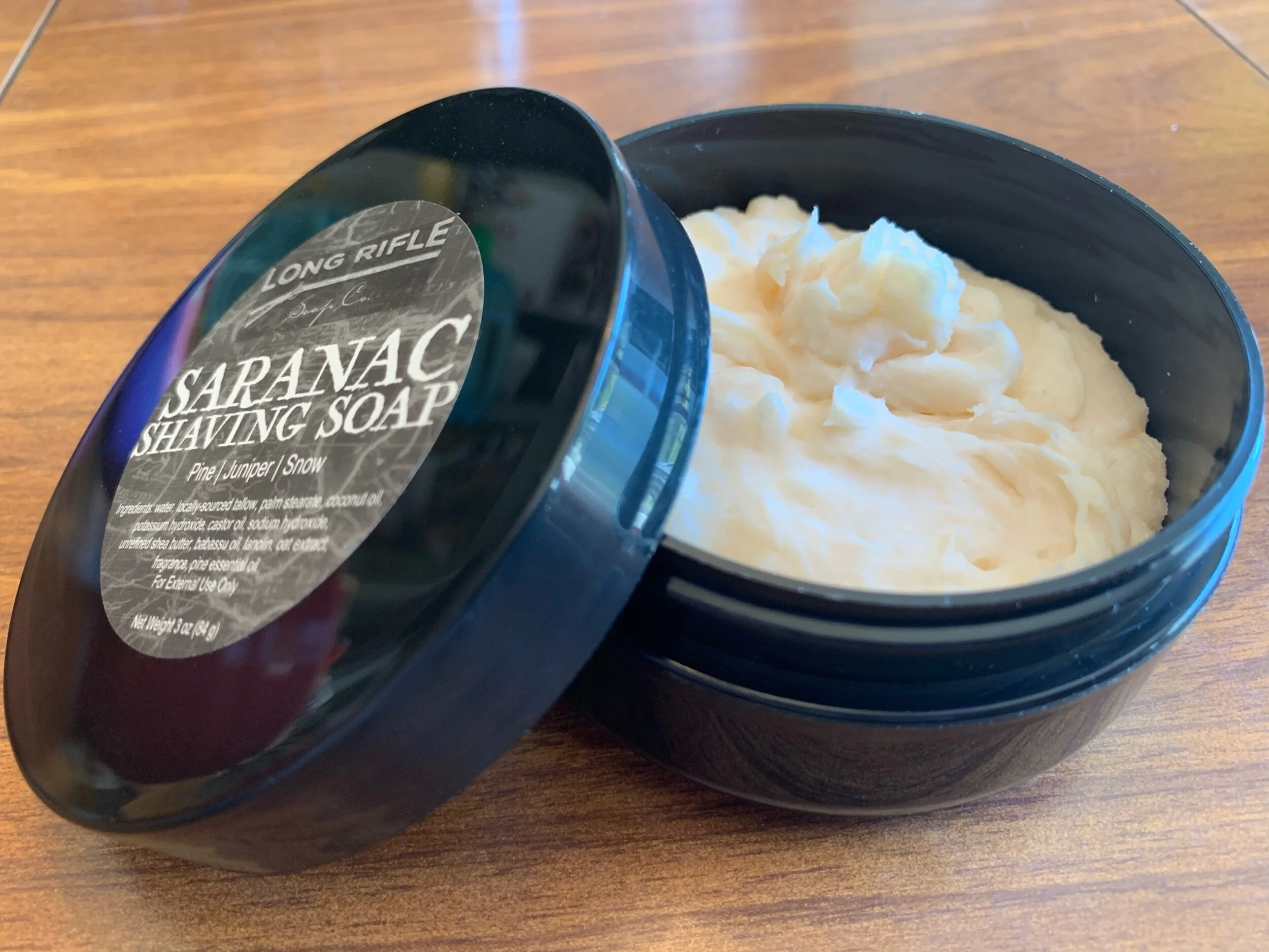 Review: Long Rifle Soap Co. Saranac Shave Soap