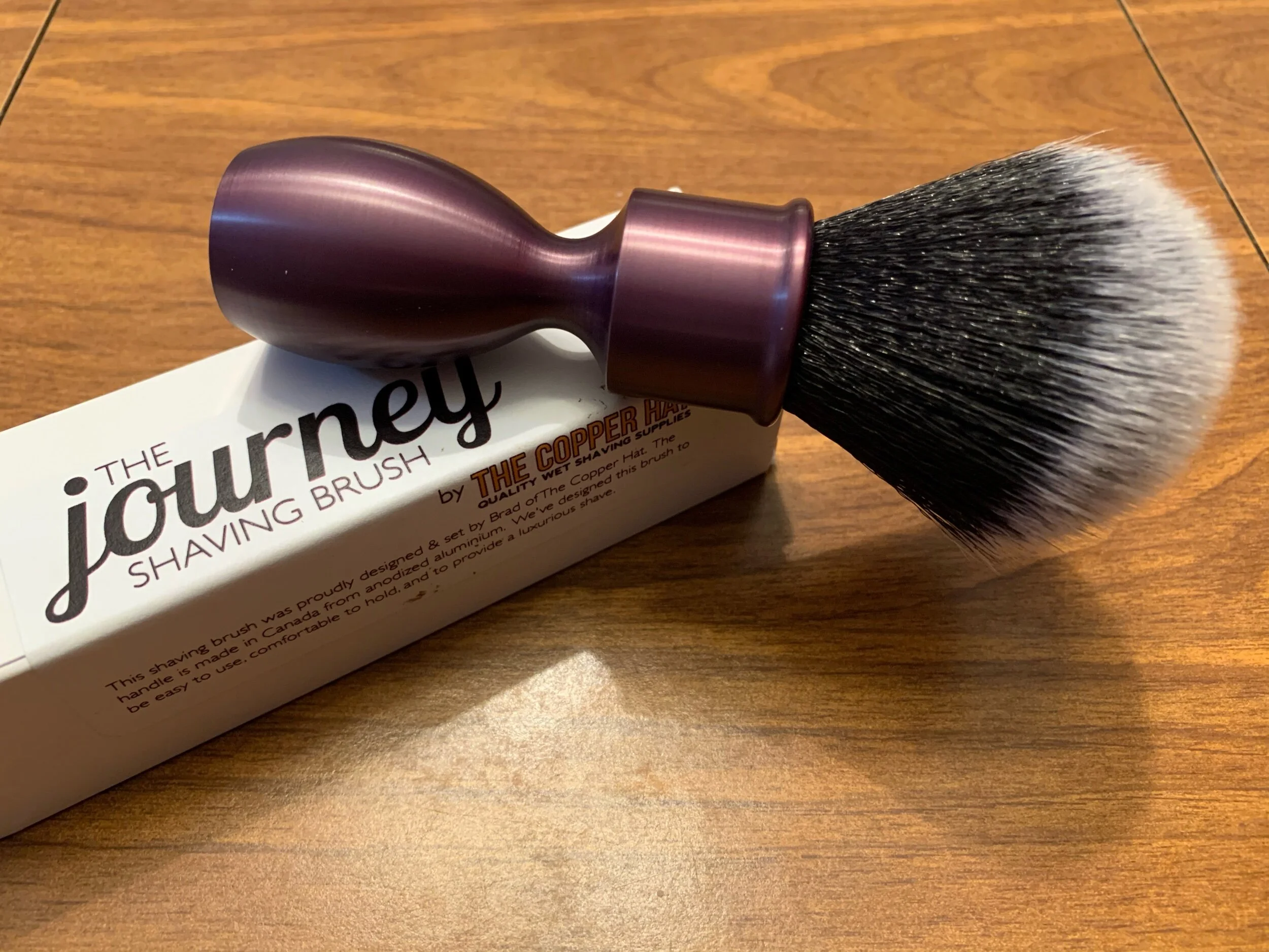 Review: The Copper Hat Journey Shave Brush