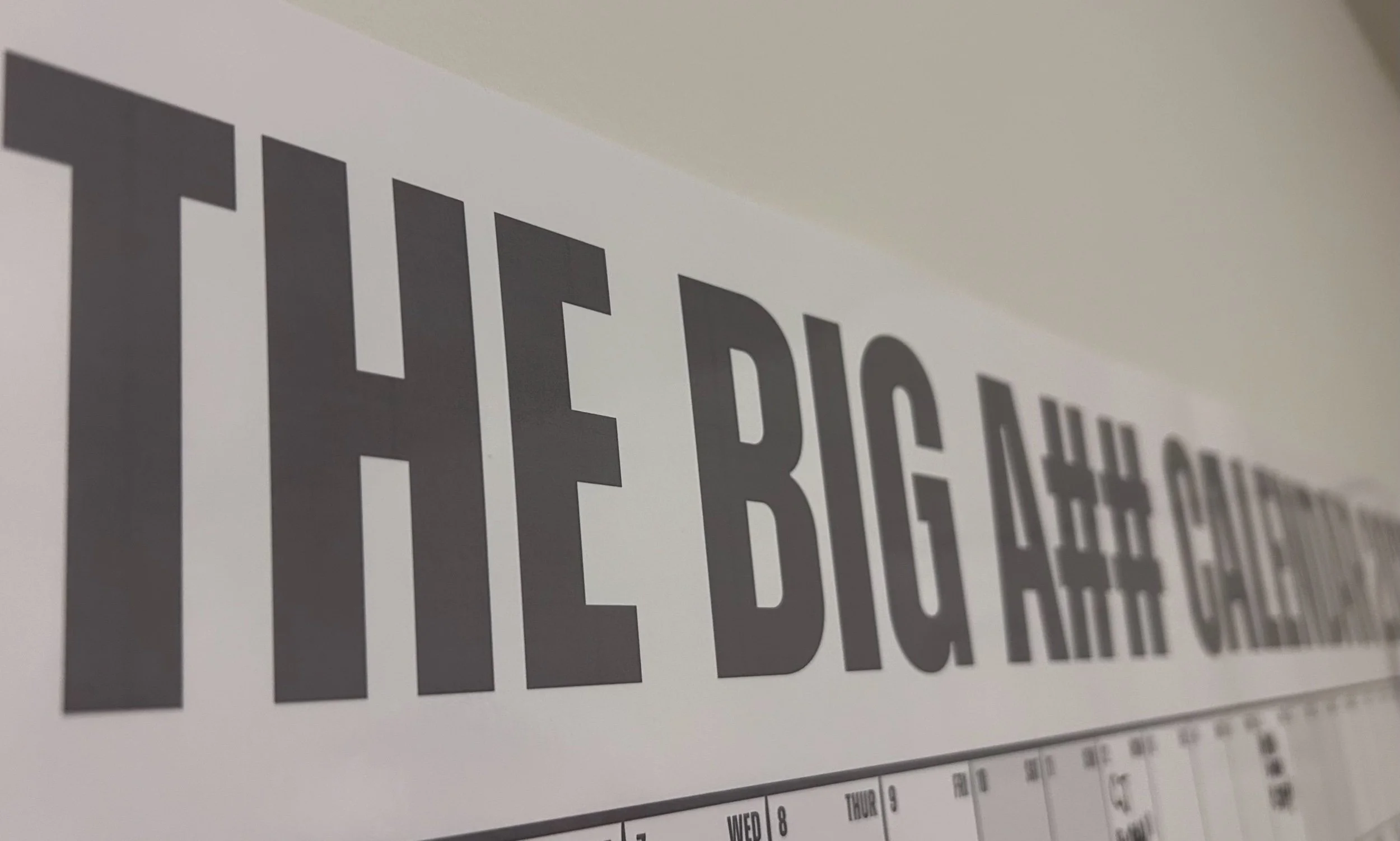 Review: The Big A## Calendar