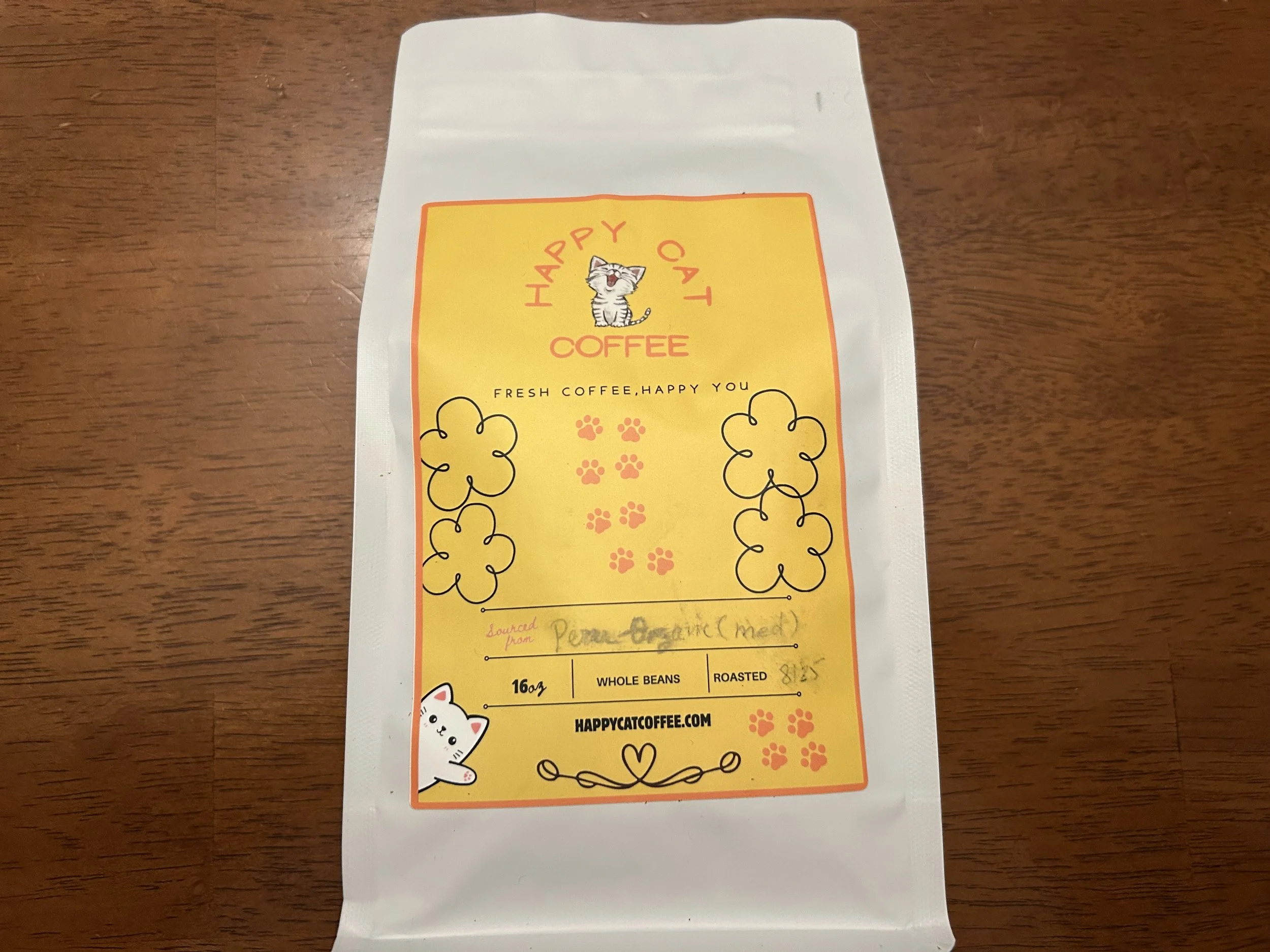 Review: Happy Cat Coffee Peruvian Minca Medium Roast