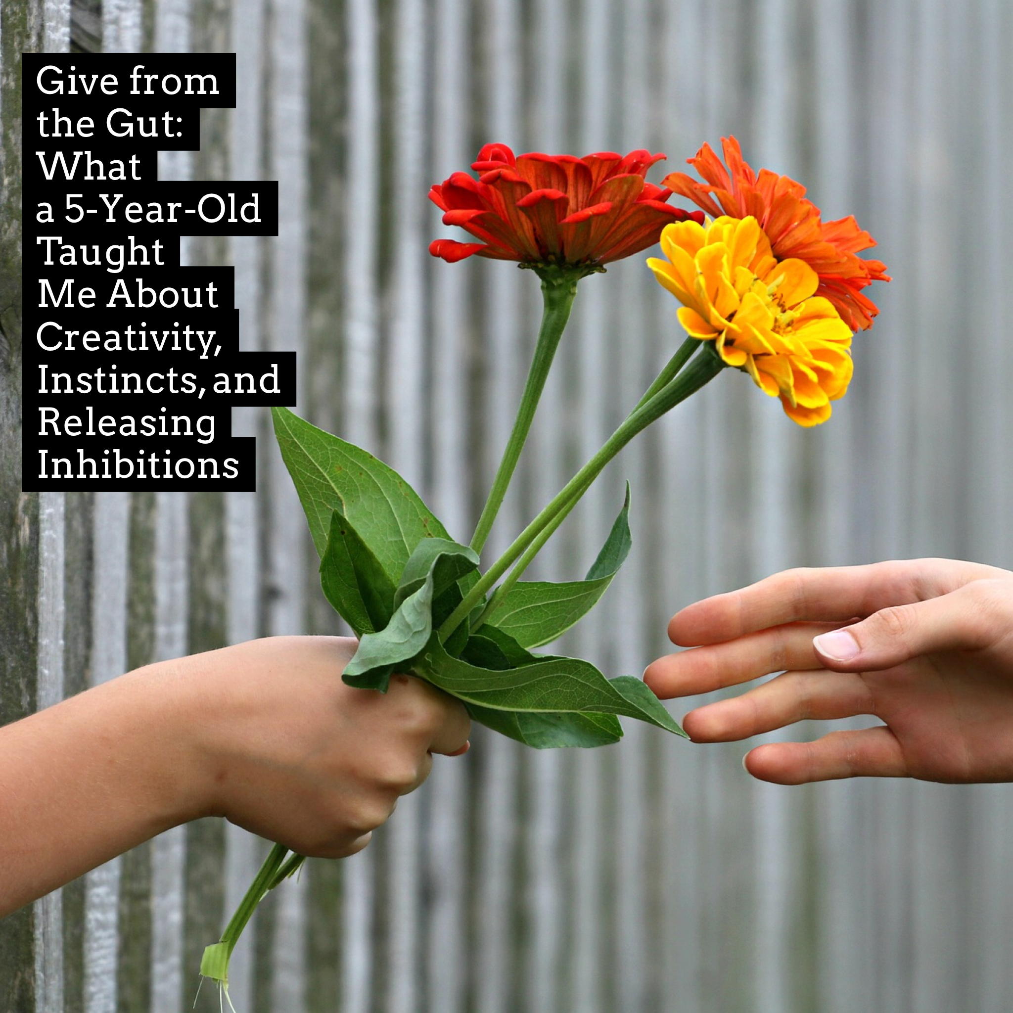 Give from the Gut: What a 5-Year-Old Taught Me About Creativity, Instincts, and Releasing Inhibitions 