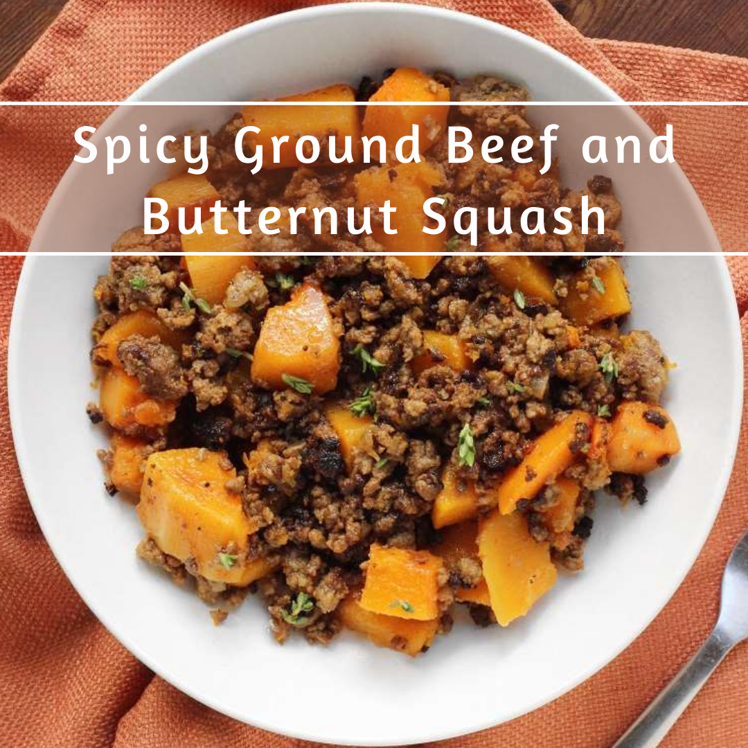 Spicy Ground Beef and Butternut Squash
