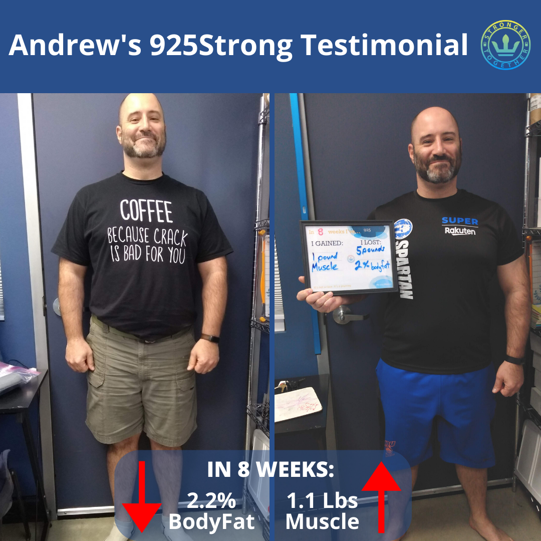 Andrew's 925Strong Testimonial