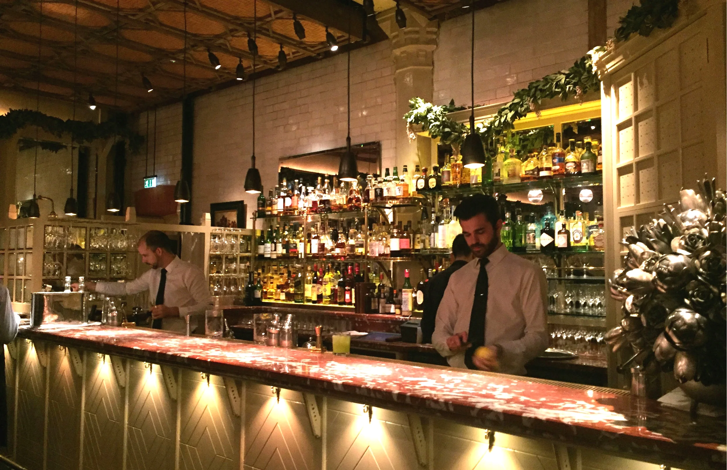Chiltern Firehouse bar area - review