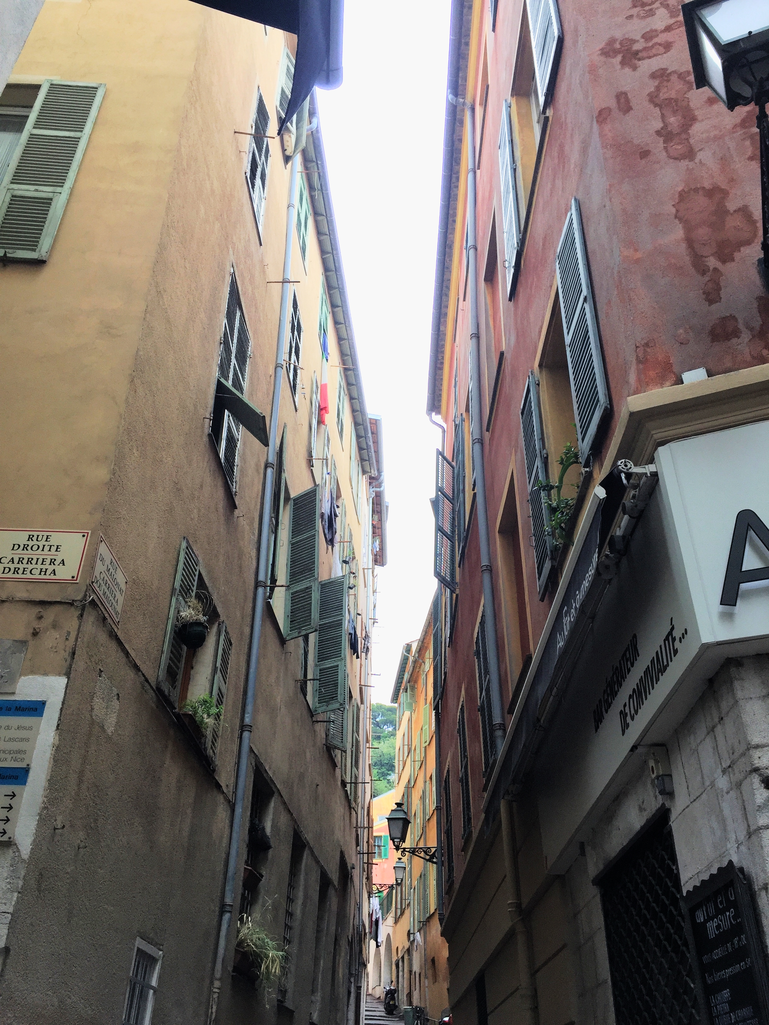 Streets of Nice Old Town - Nice Travel Blog