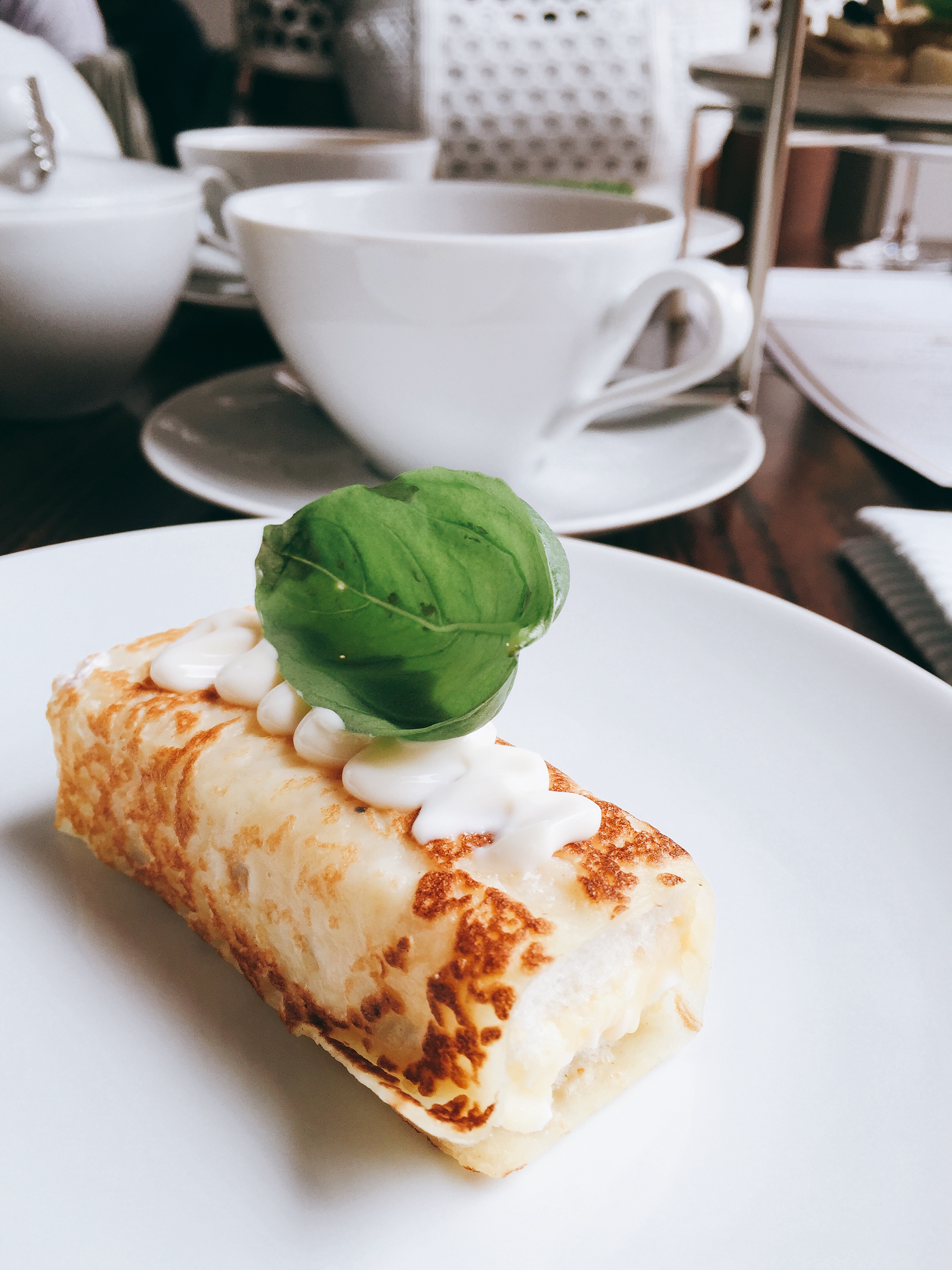 Crepe sandwiches - Afternoon Tea at the Royal Albert Hall