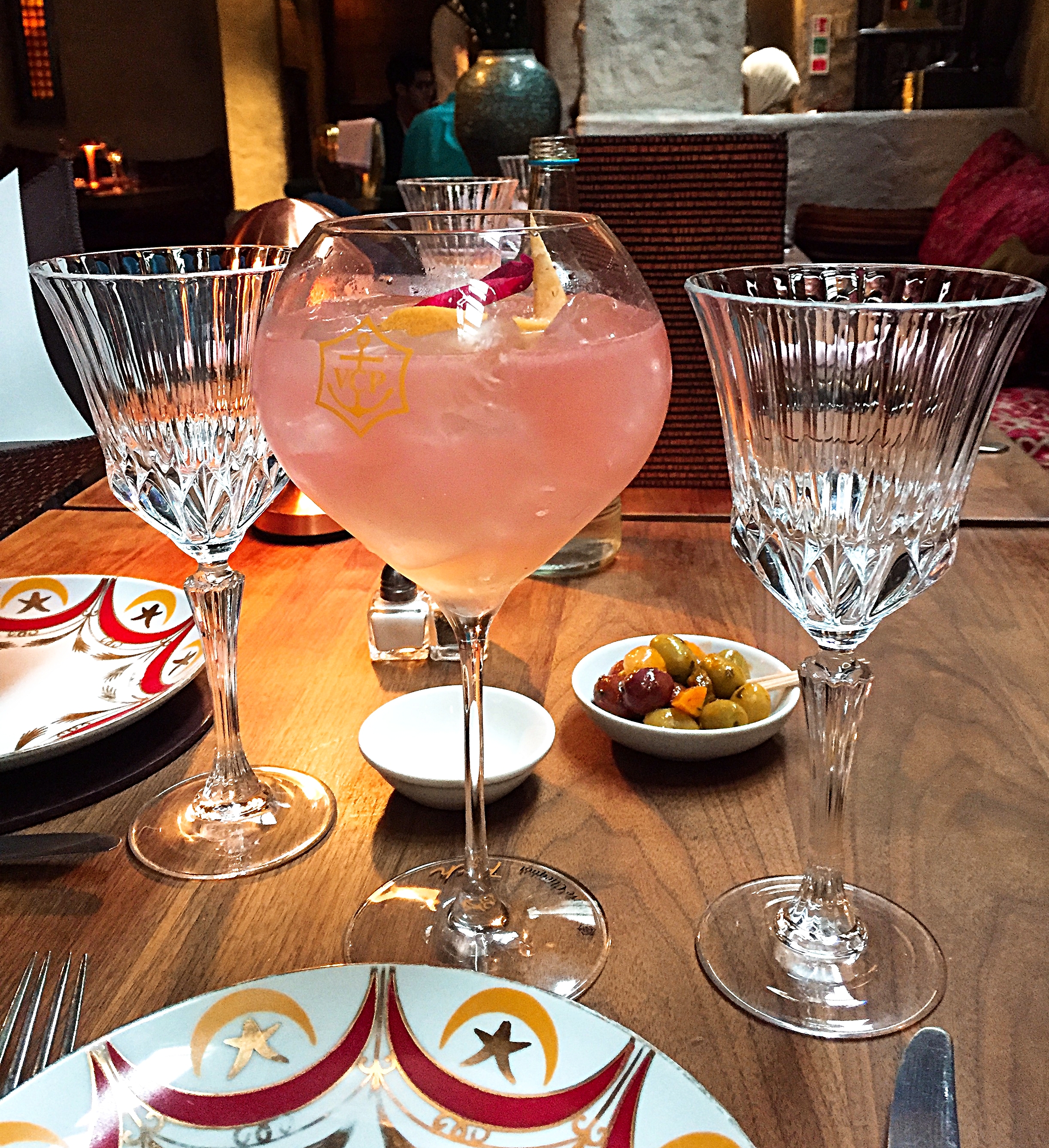 Champagne cocktail menu - Momo restaurant review, Mayfair London
