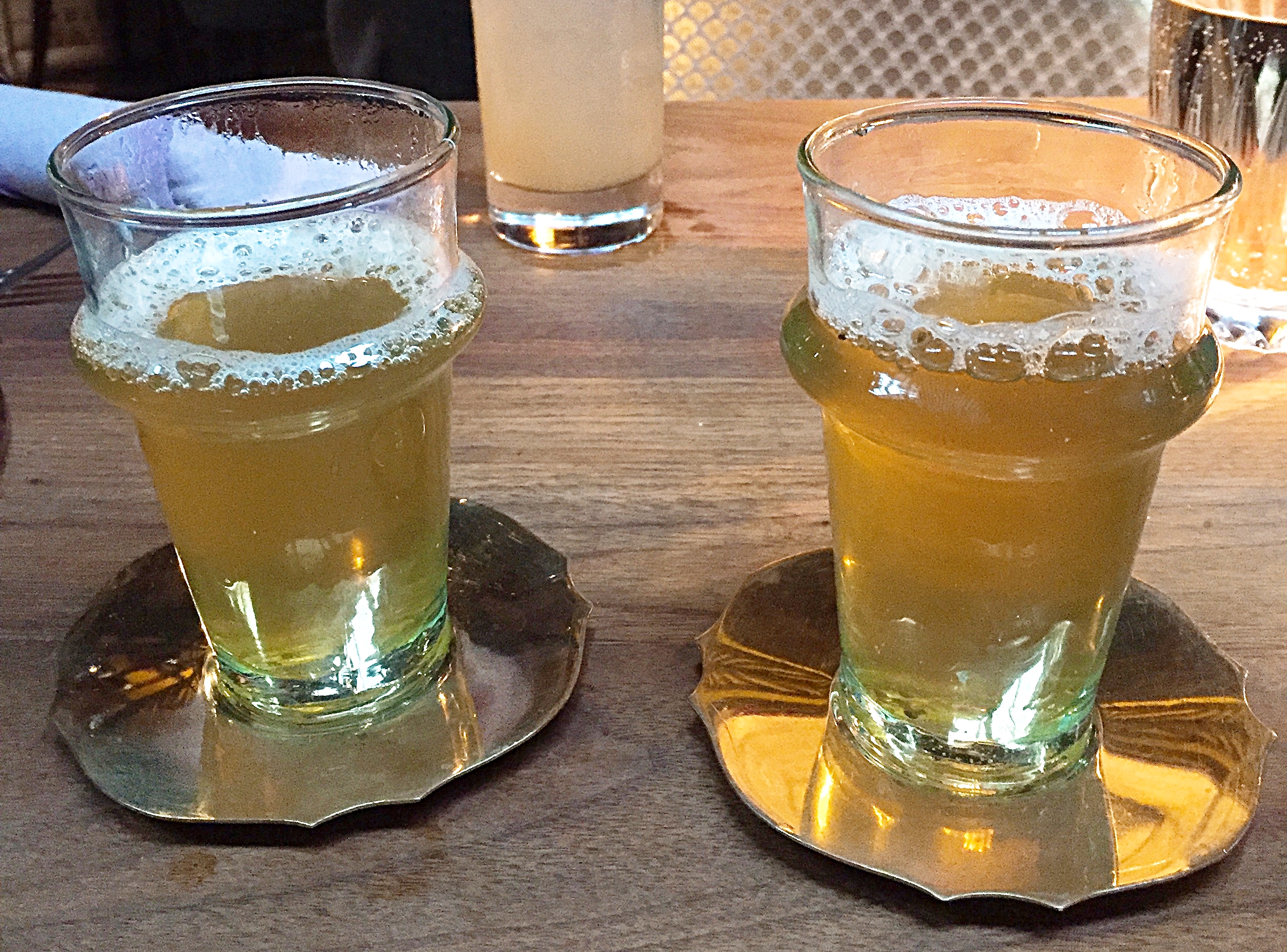 Mint Tea - Drinks Momo restaurant review, Mayfair London