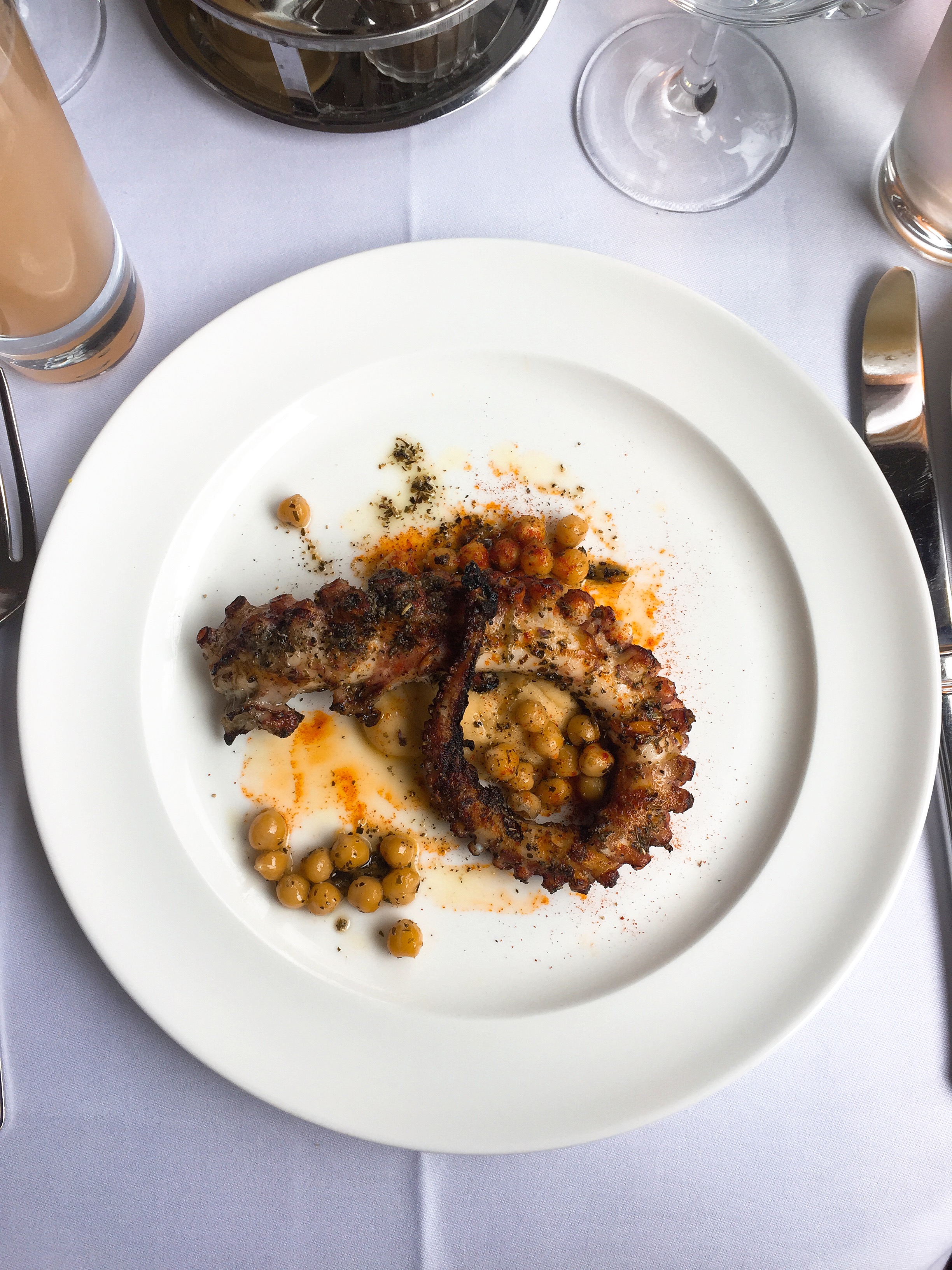 Grilled Octopus - Cafe Monico review