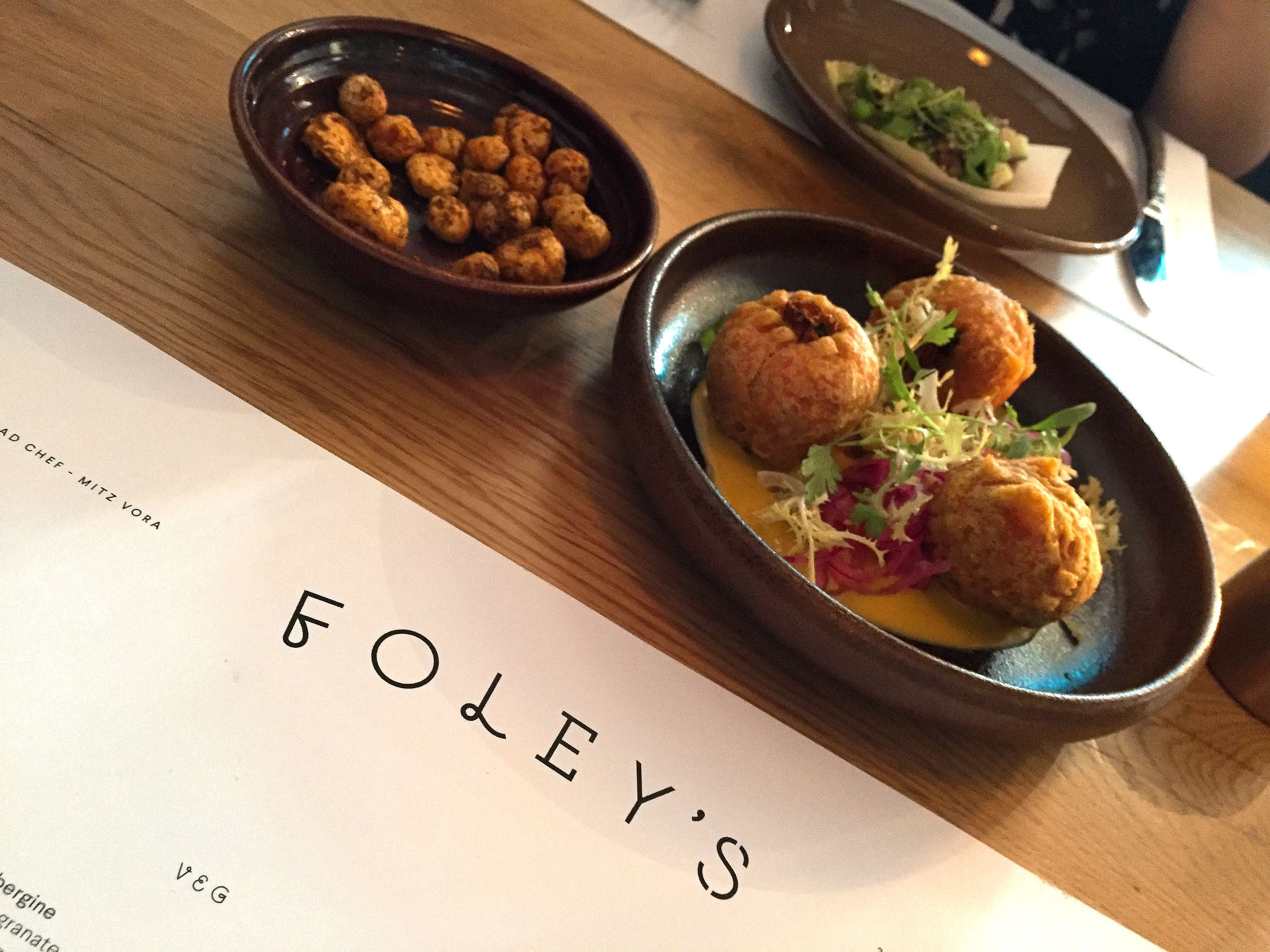 Foley's restaurant review - table