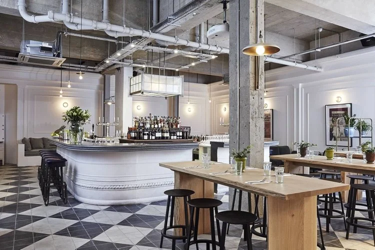 Relaxed dining at No 197 Chiswick Fire Station, Chiswick