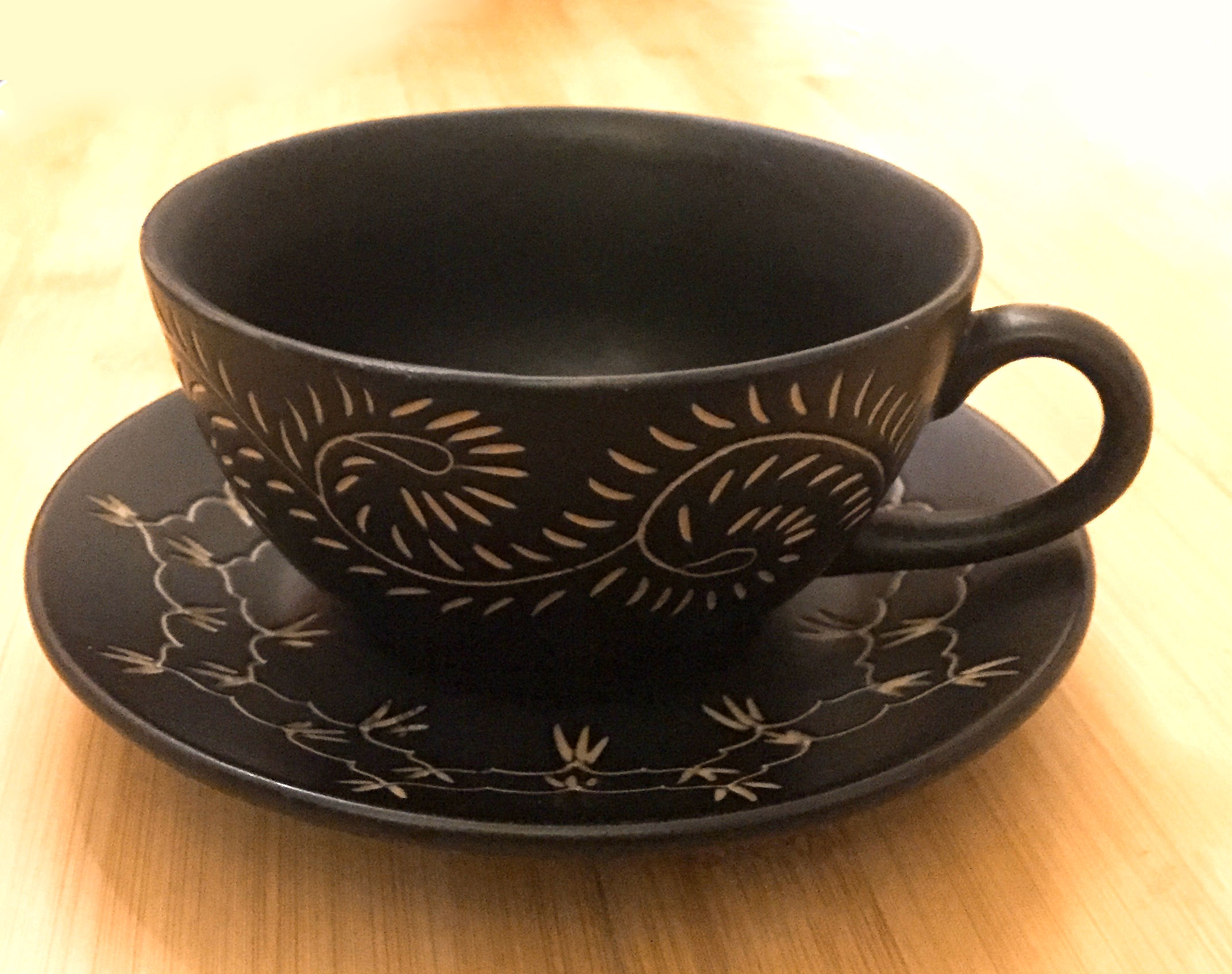 The perfect cup and saucer for Chai!