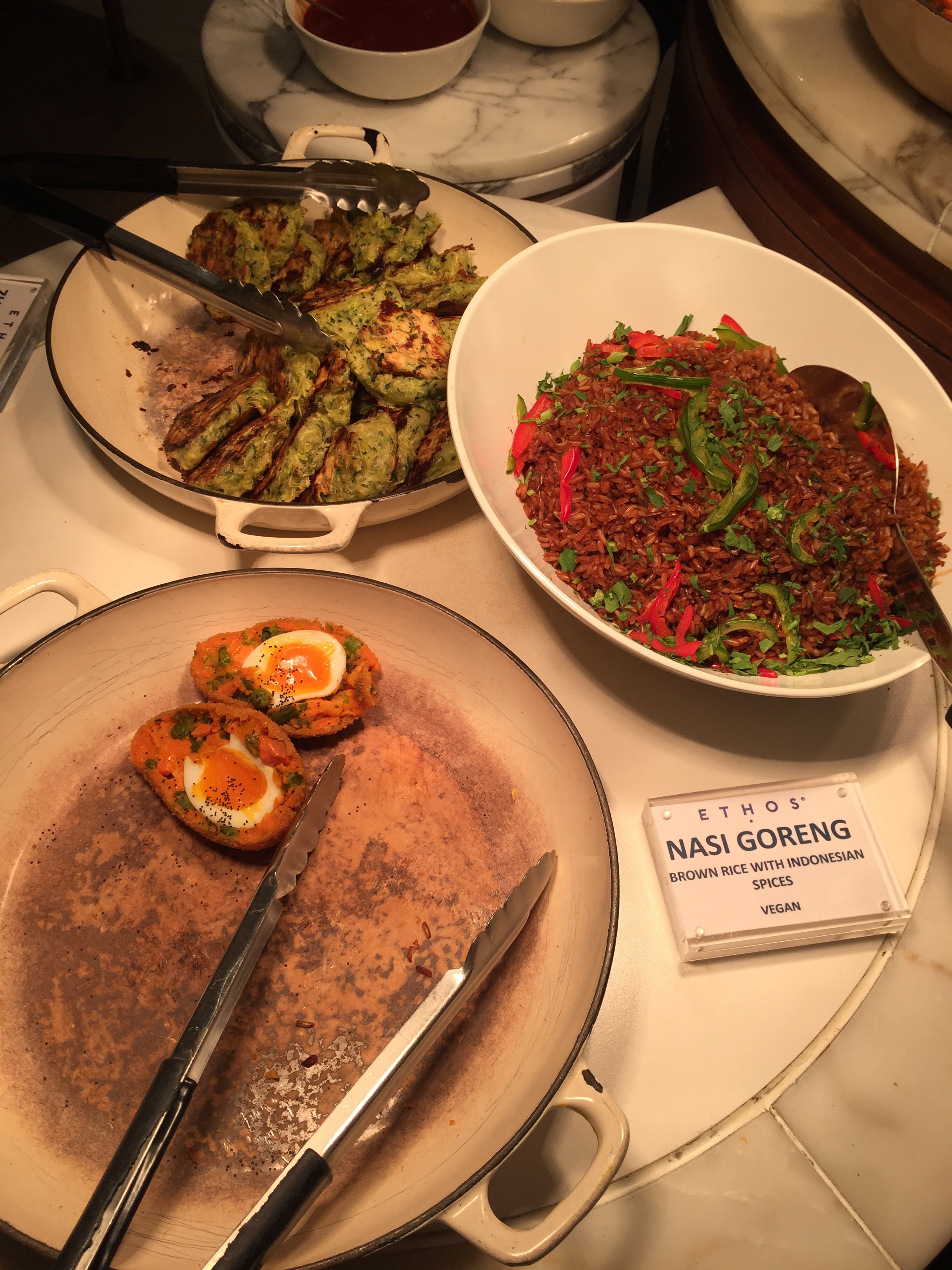 Ethos restaurant review - selection