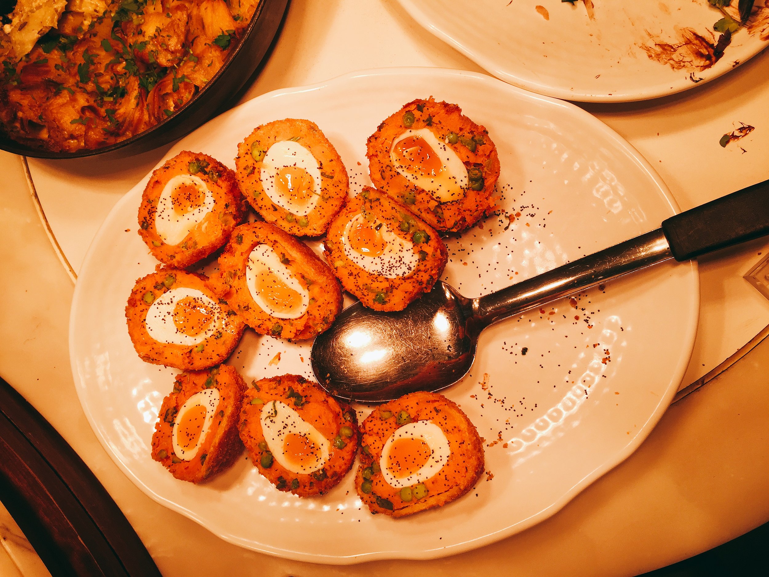 Ethos restaurant review  - scotch eggs