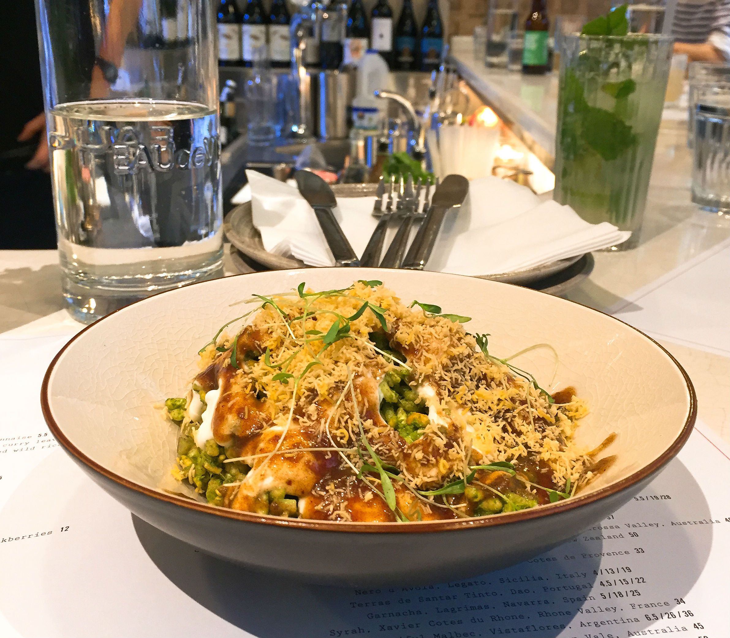 Bhel at Kricket Soho restaurant review 