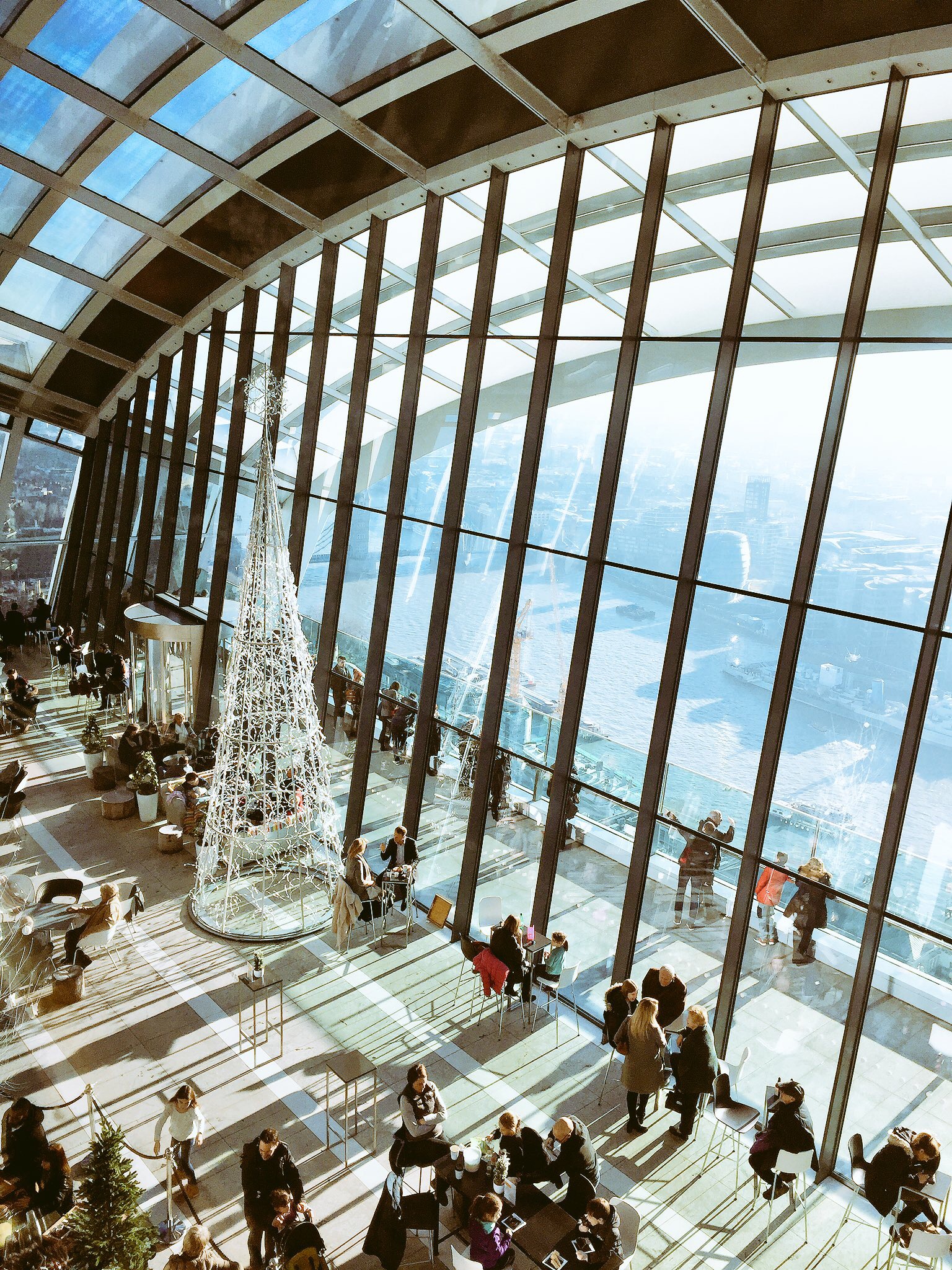 View from Darwin Brasserie, Sky Garden