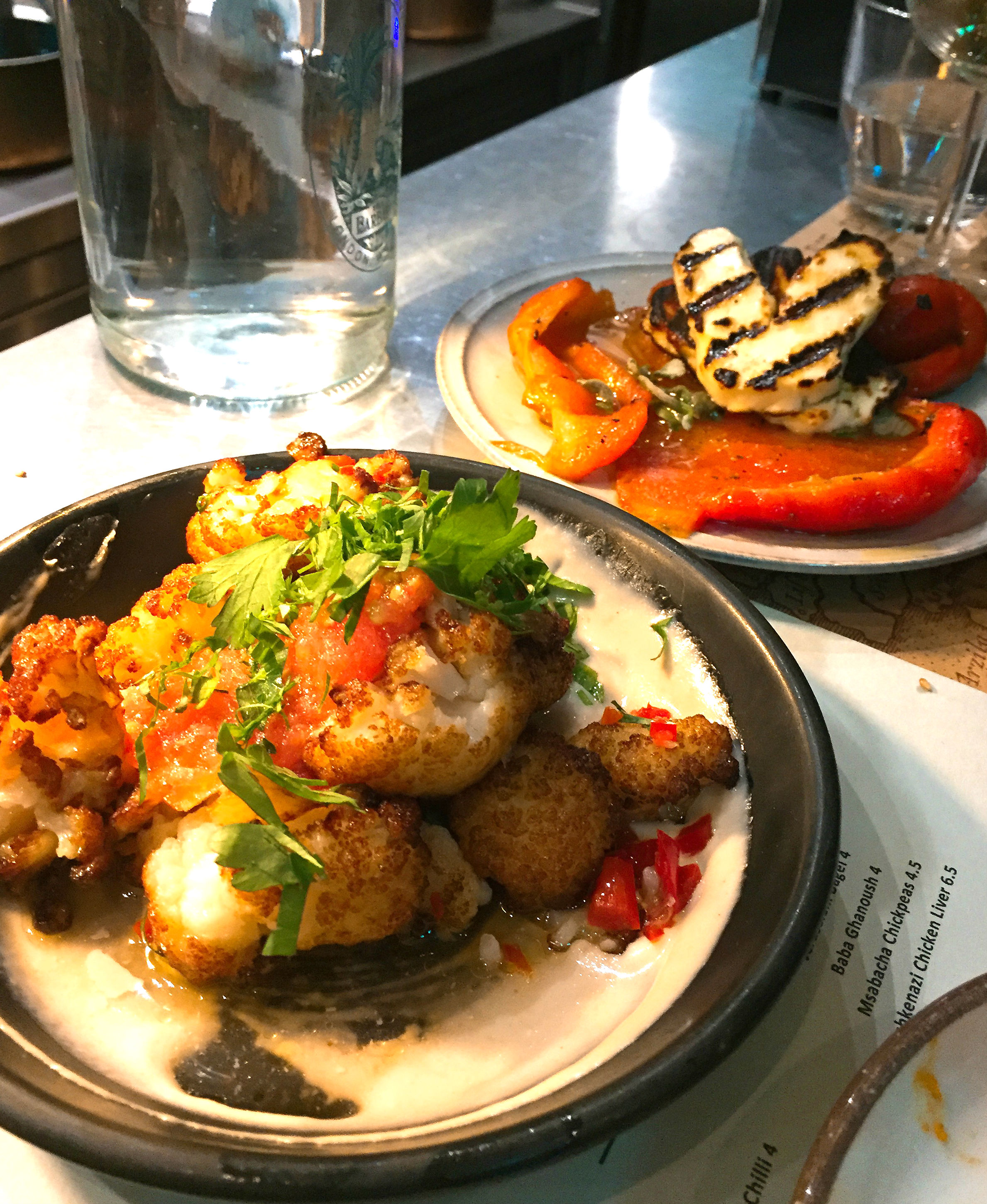 Starters at The Barbary Restaurant