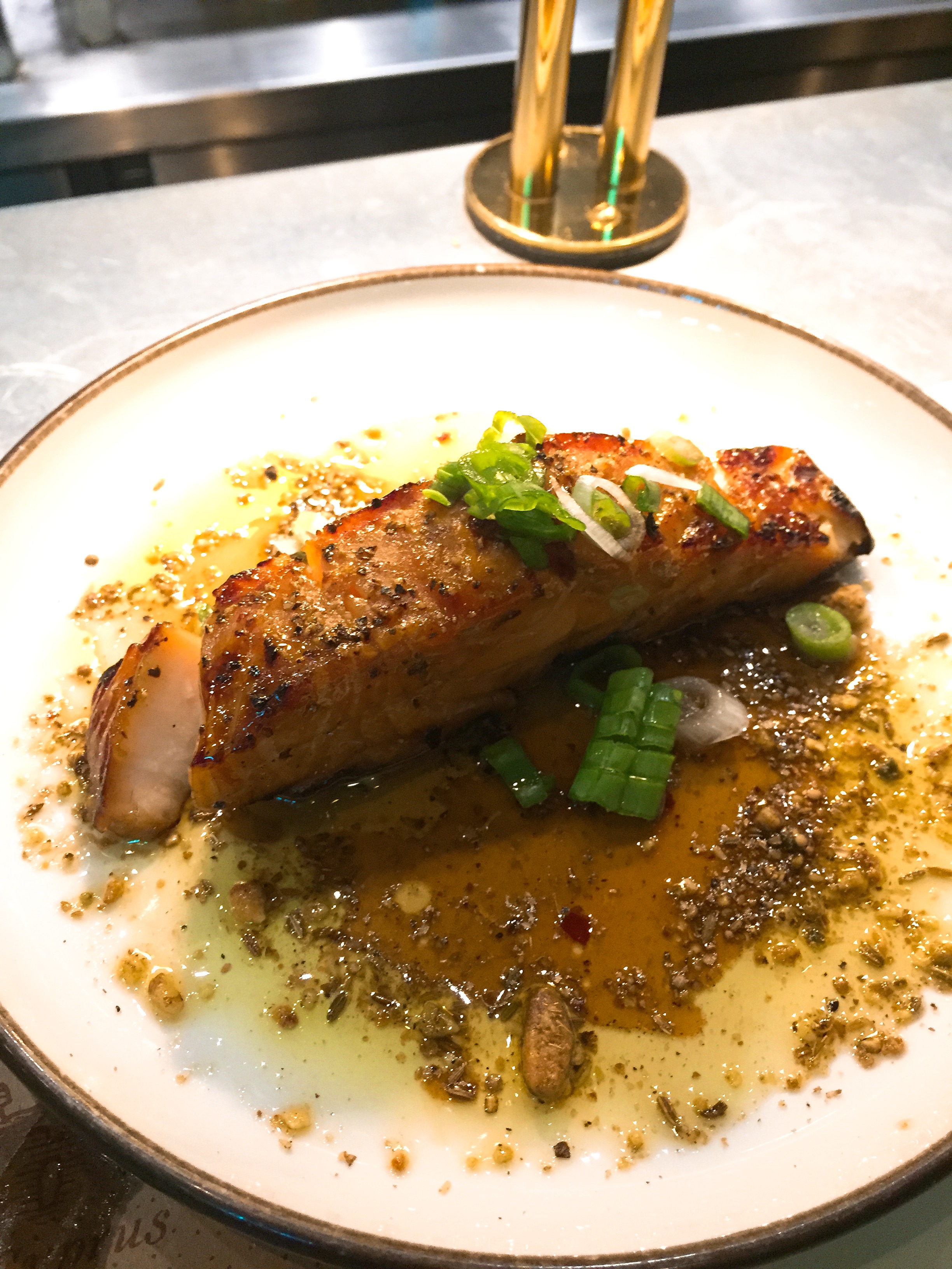 Black Salmon at The Barbary Restaurant