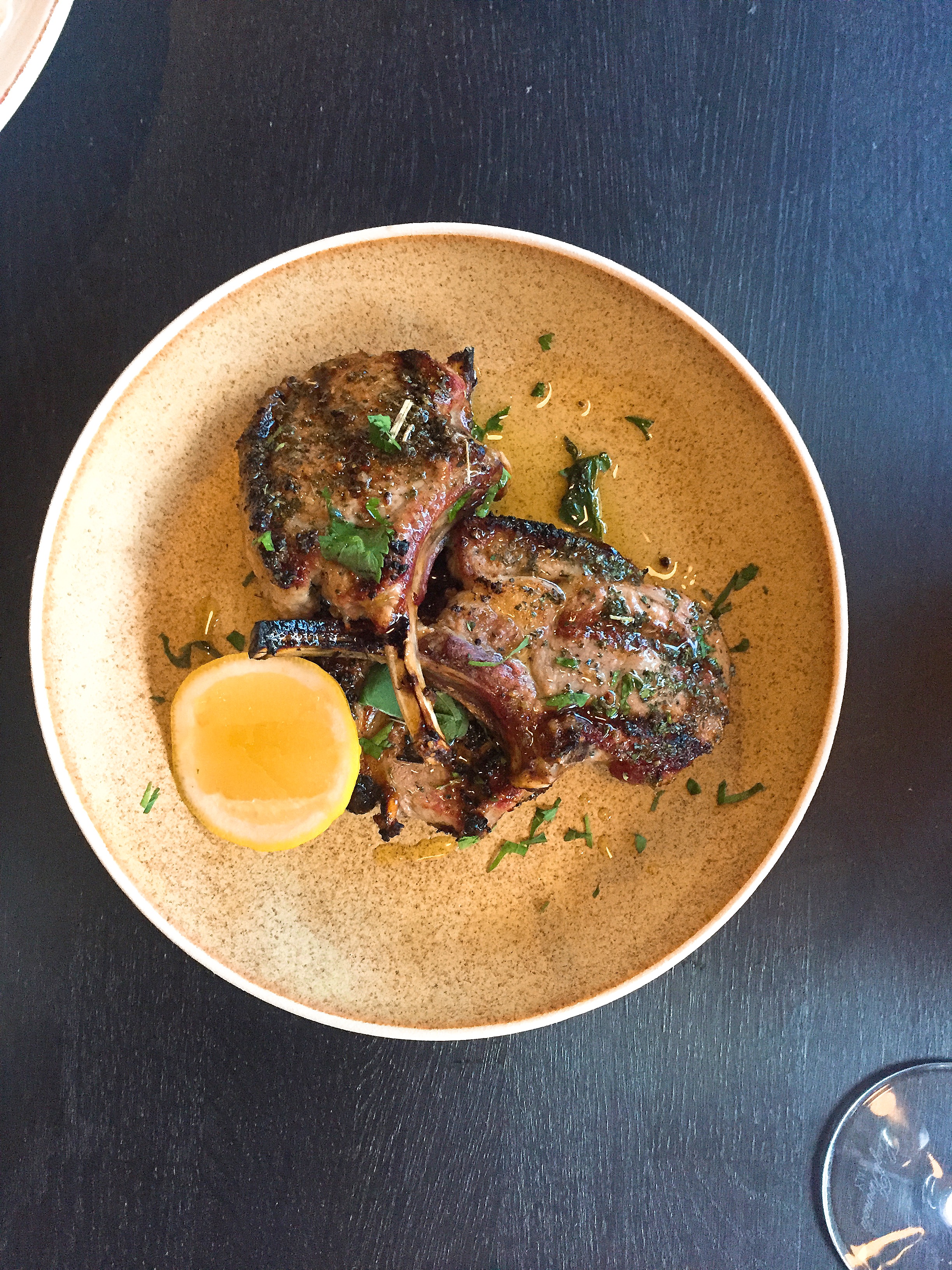 Lamb chops - Yosma restaurant review London