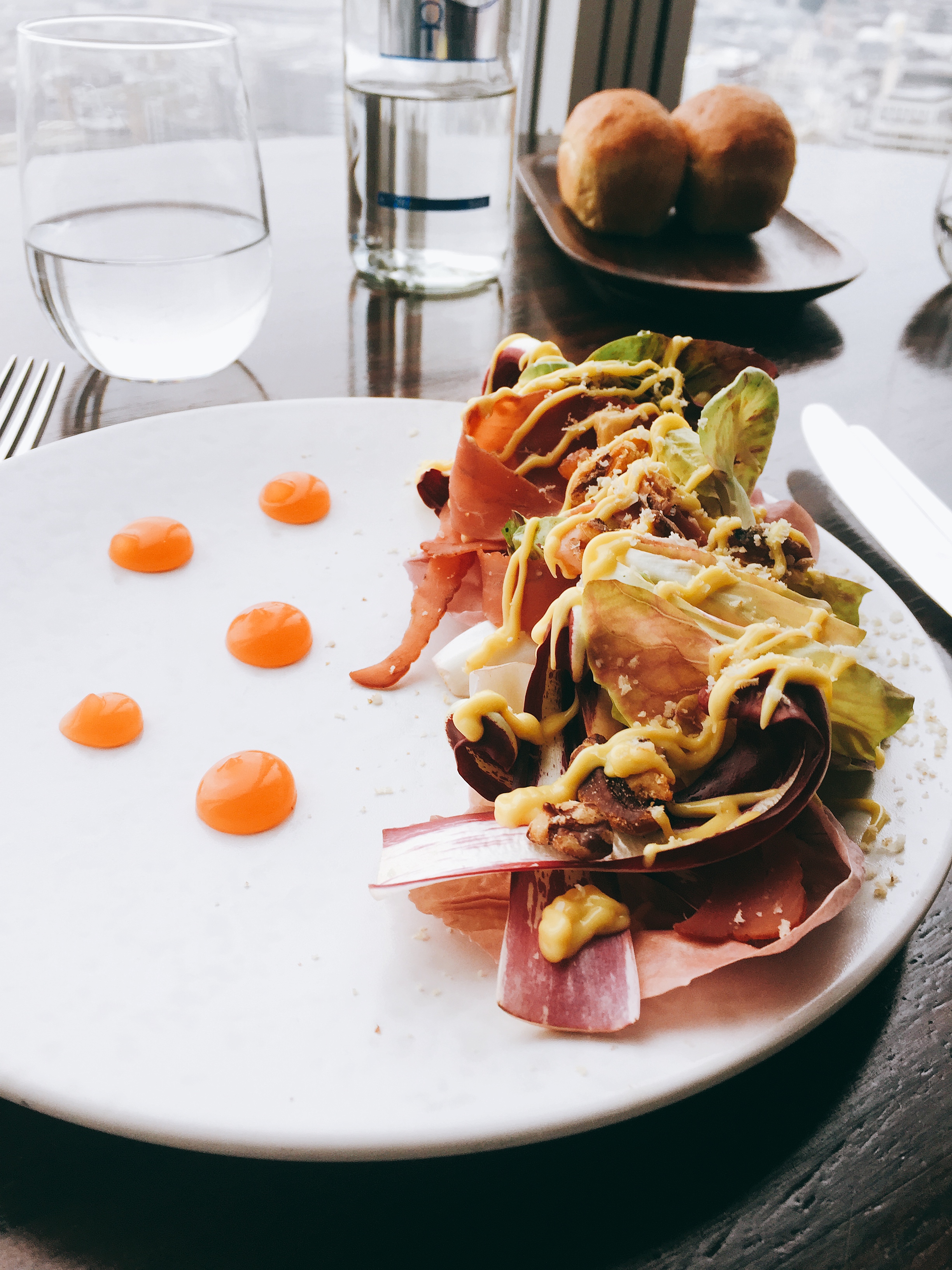 Duck Salad - Aqua Shard Restaurant Review Views