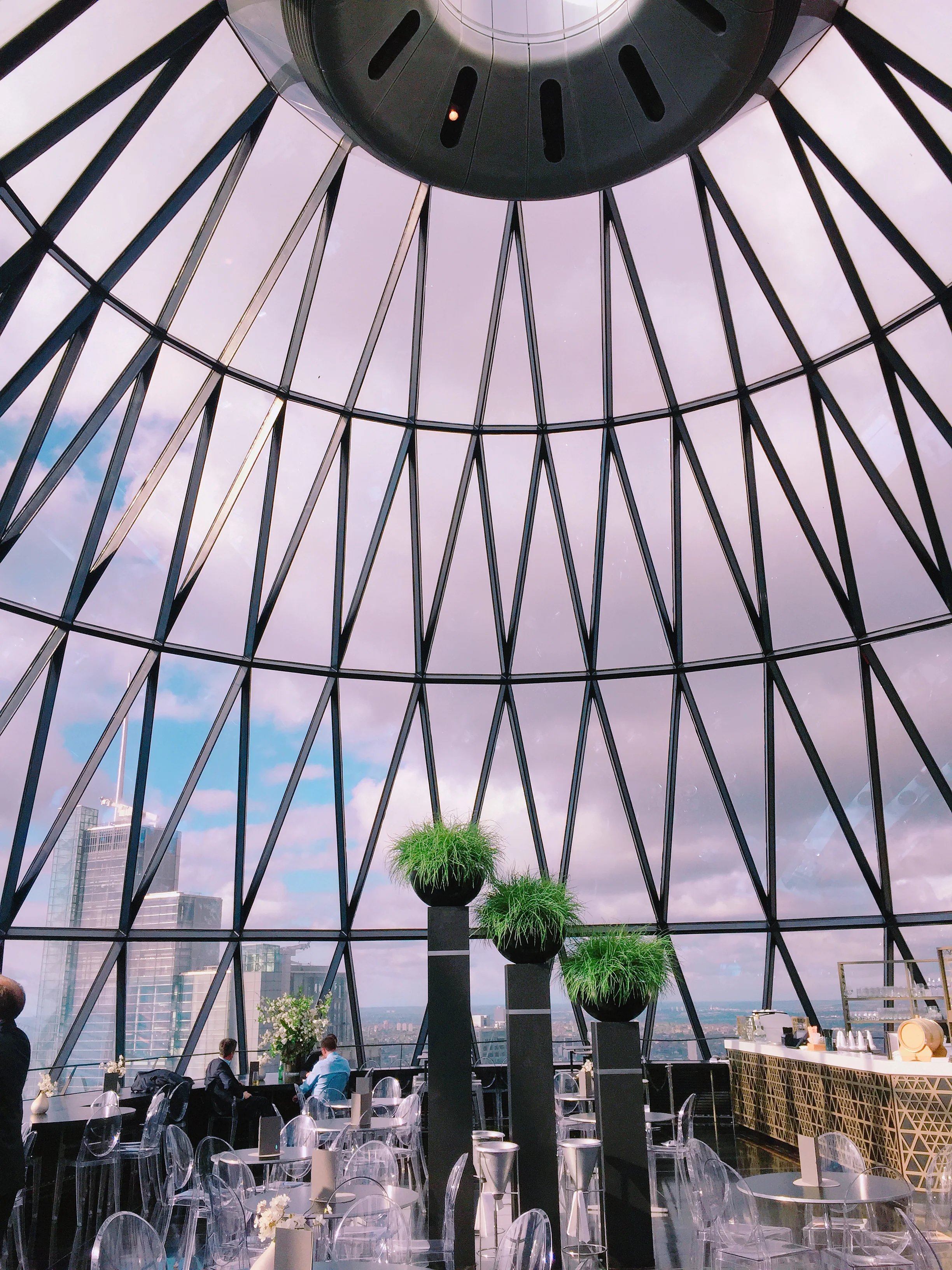 Review of dinner at Searcys at the Gherkin