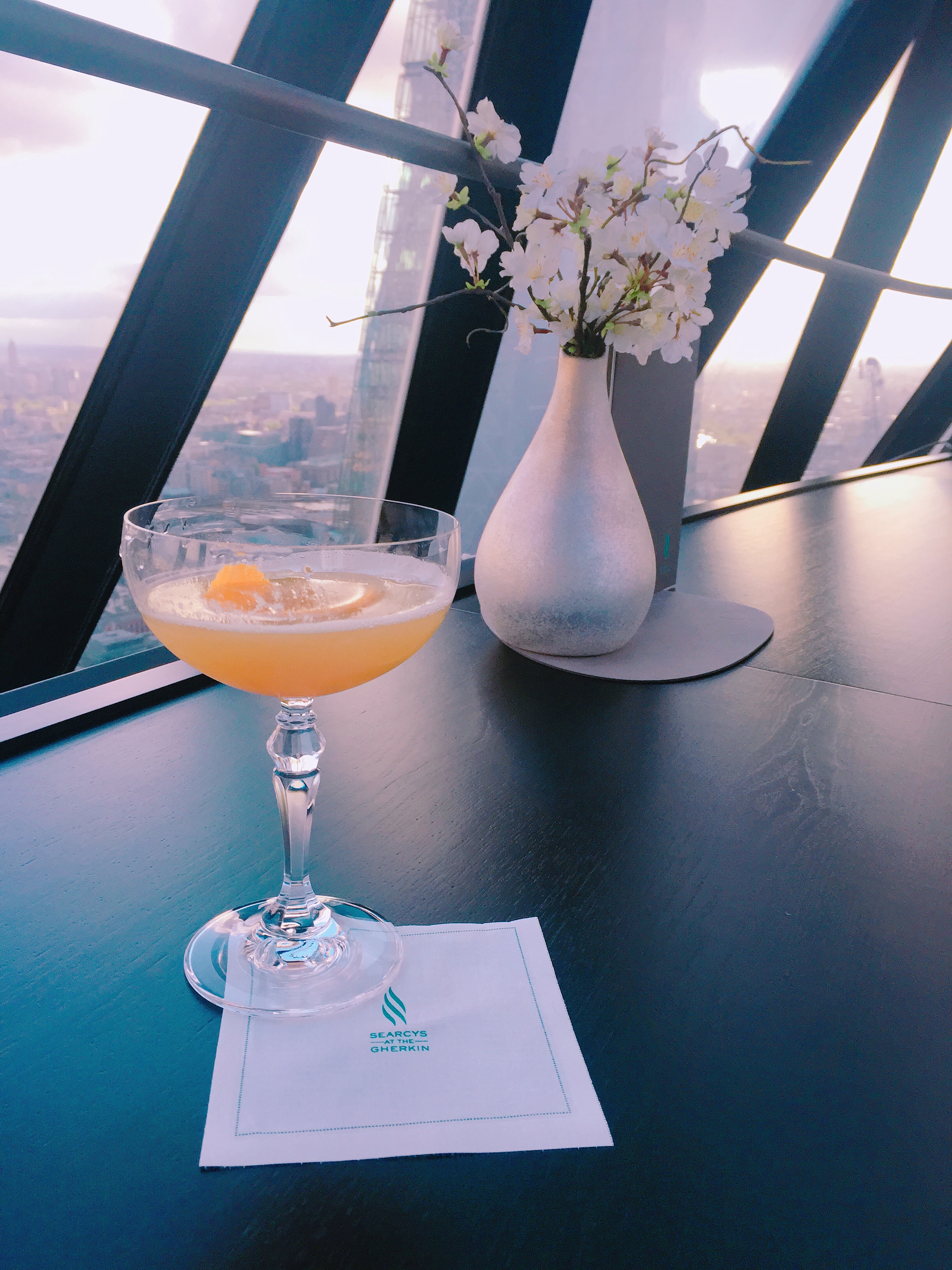 Searcys at the Gherkin cocktails