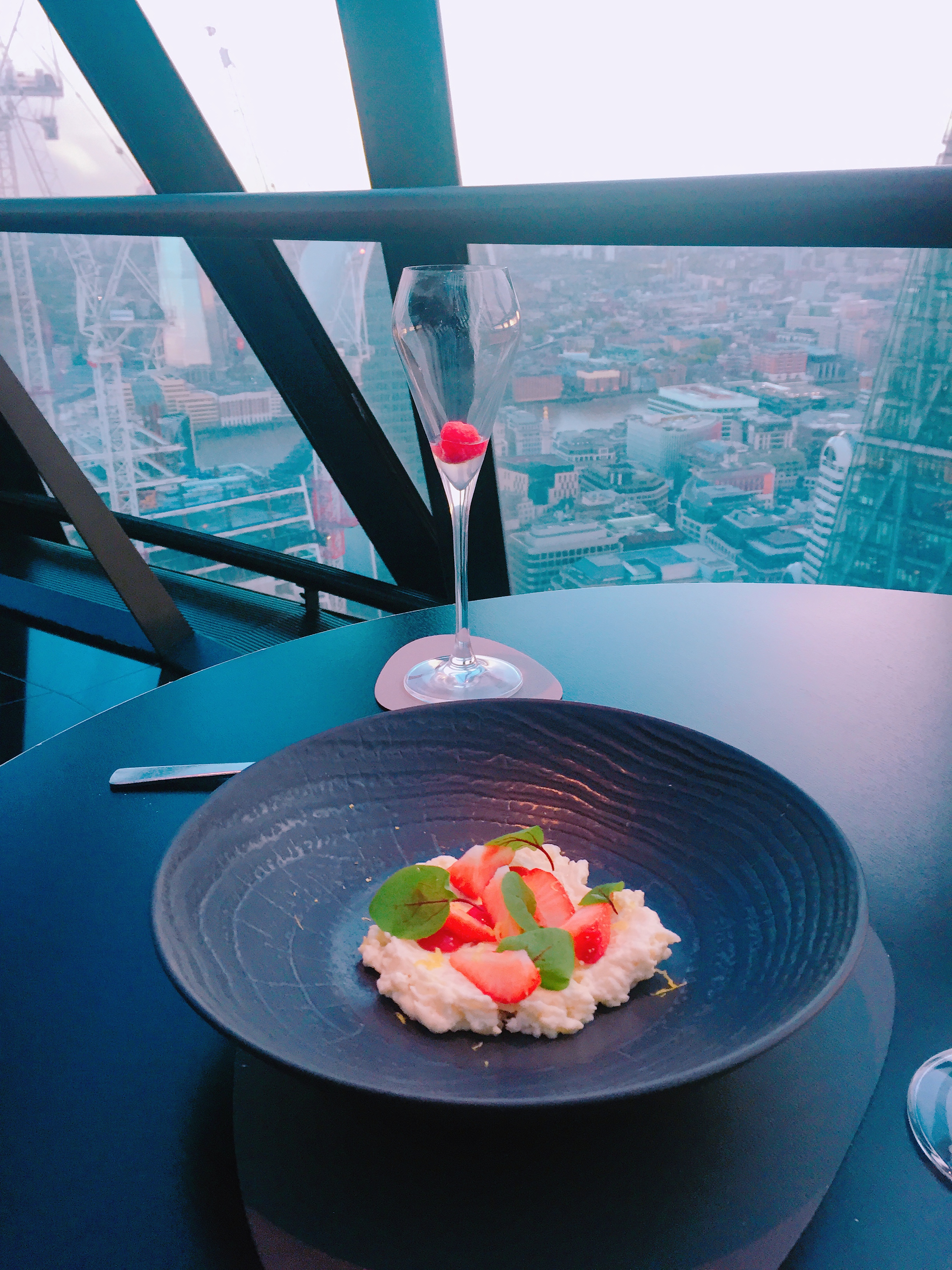 Searcys at the Gherkin dessert