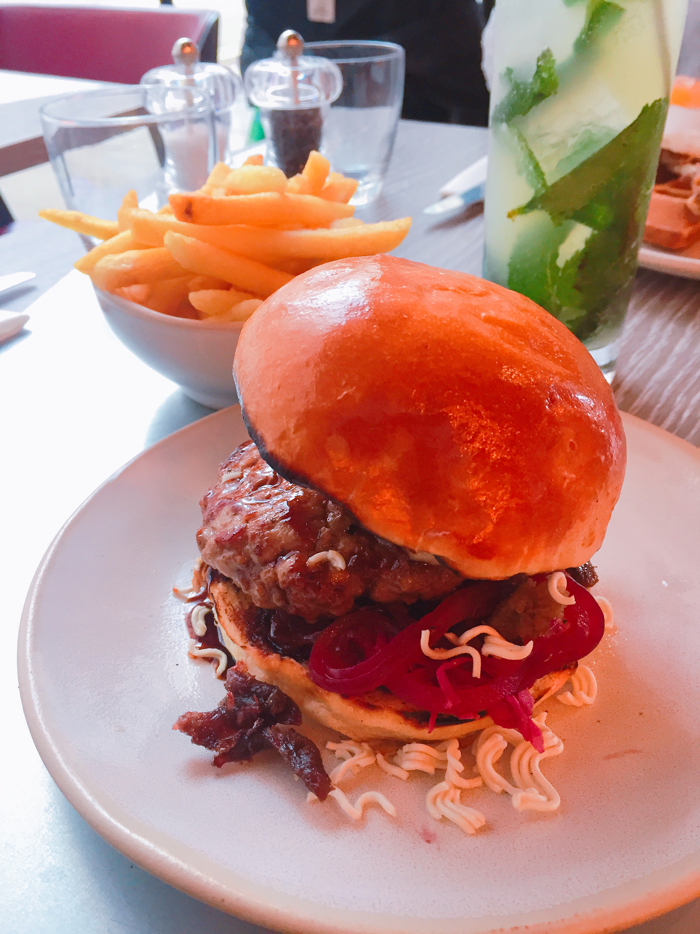 Duck Burger - Duck and waffle local review 